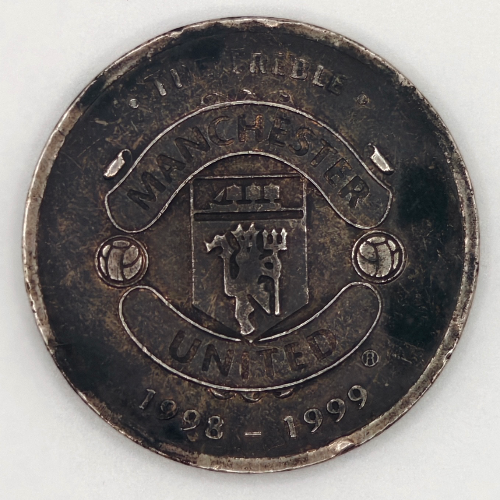 1998 - 1999 The Treble Manchester United Commemorative Coin – Jade