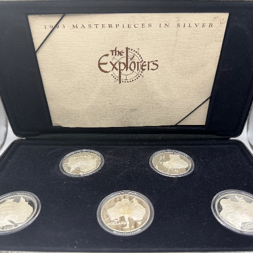 1993 - Australia Masterpieces in Silver The Explorers