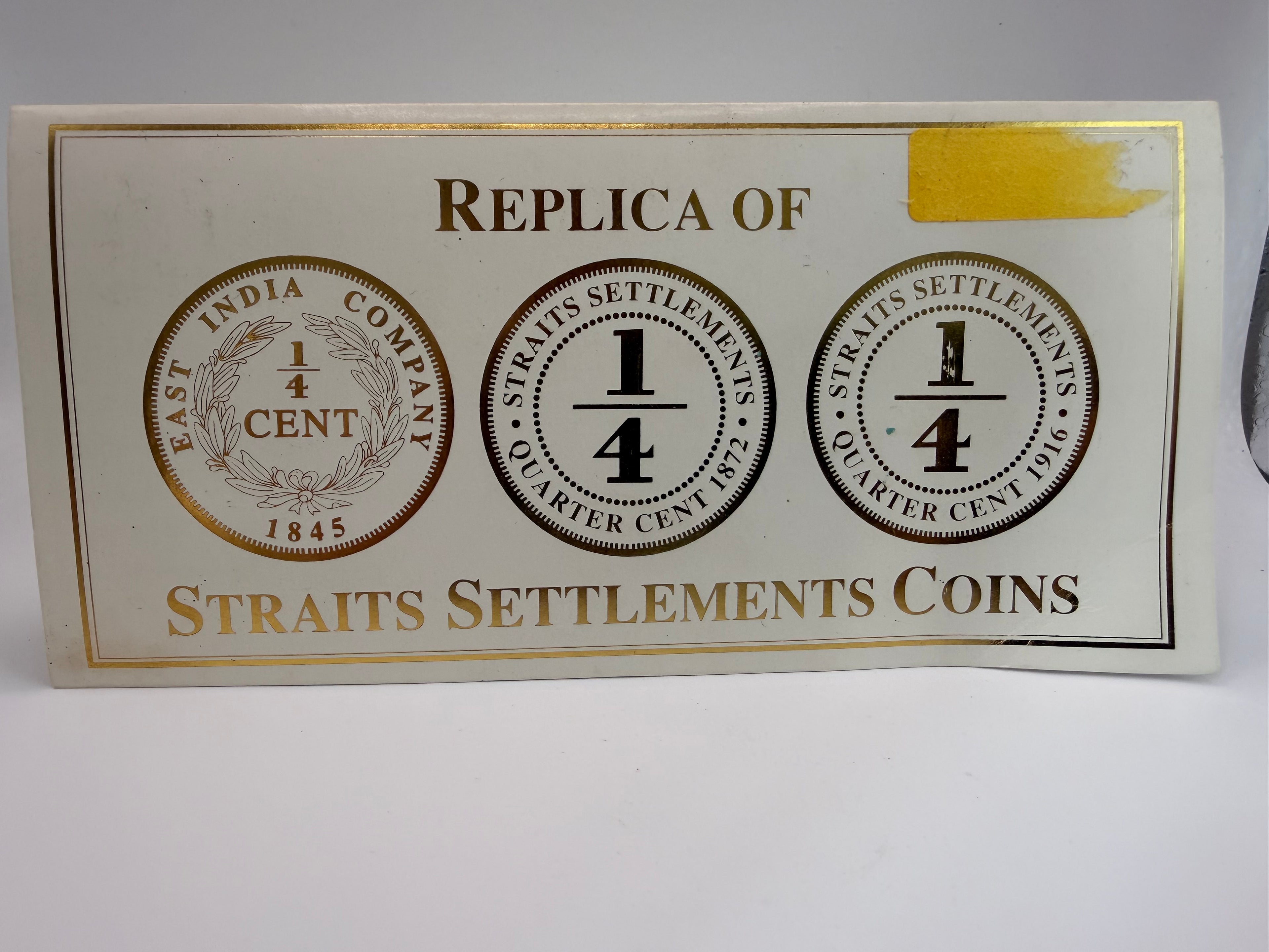 Replica of Straits Settlement Coins