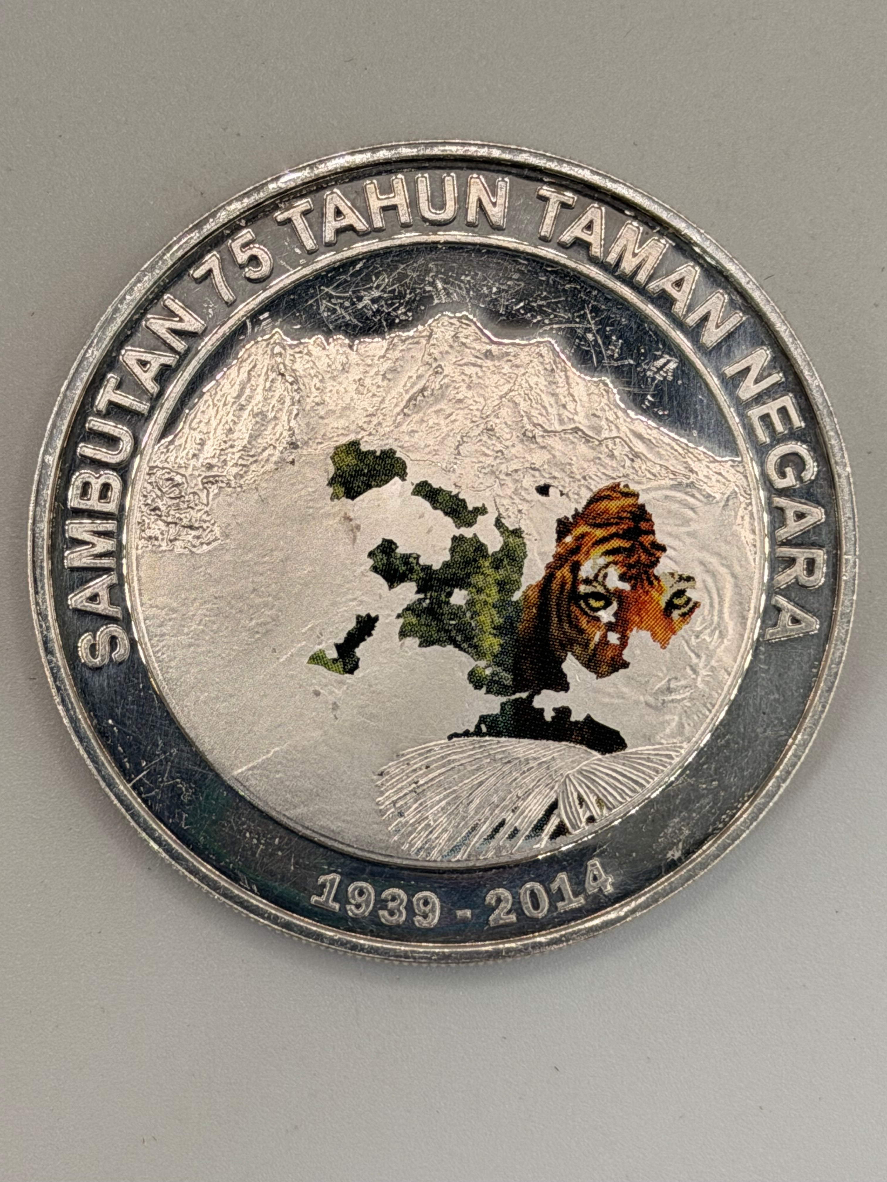 Malaysia 75th Anniversary Taman Negara Silver Coin