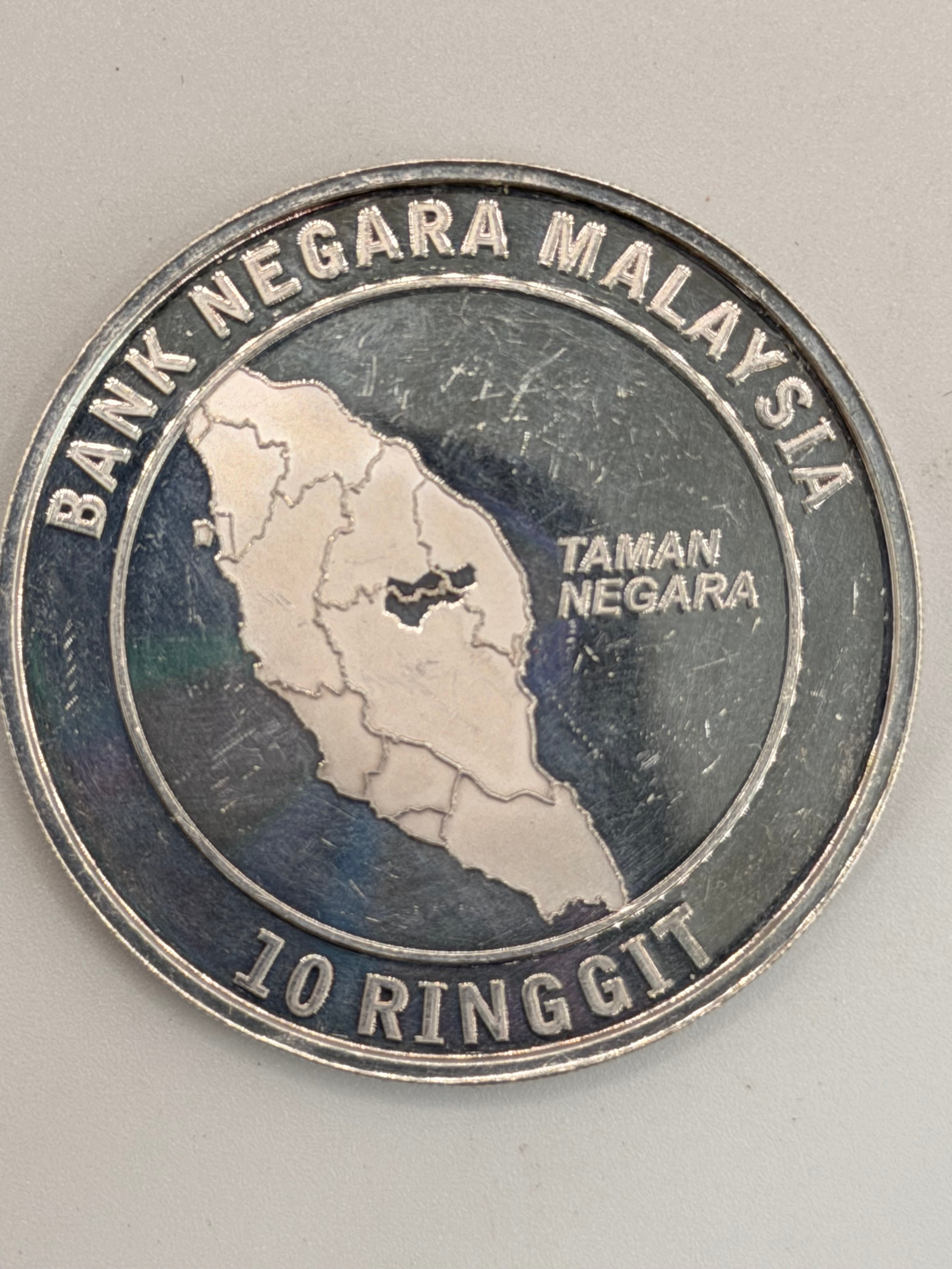 Malaysia 75th Anniversary Taman Negara Silver Coin