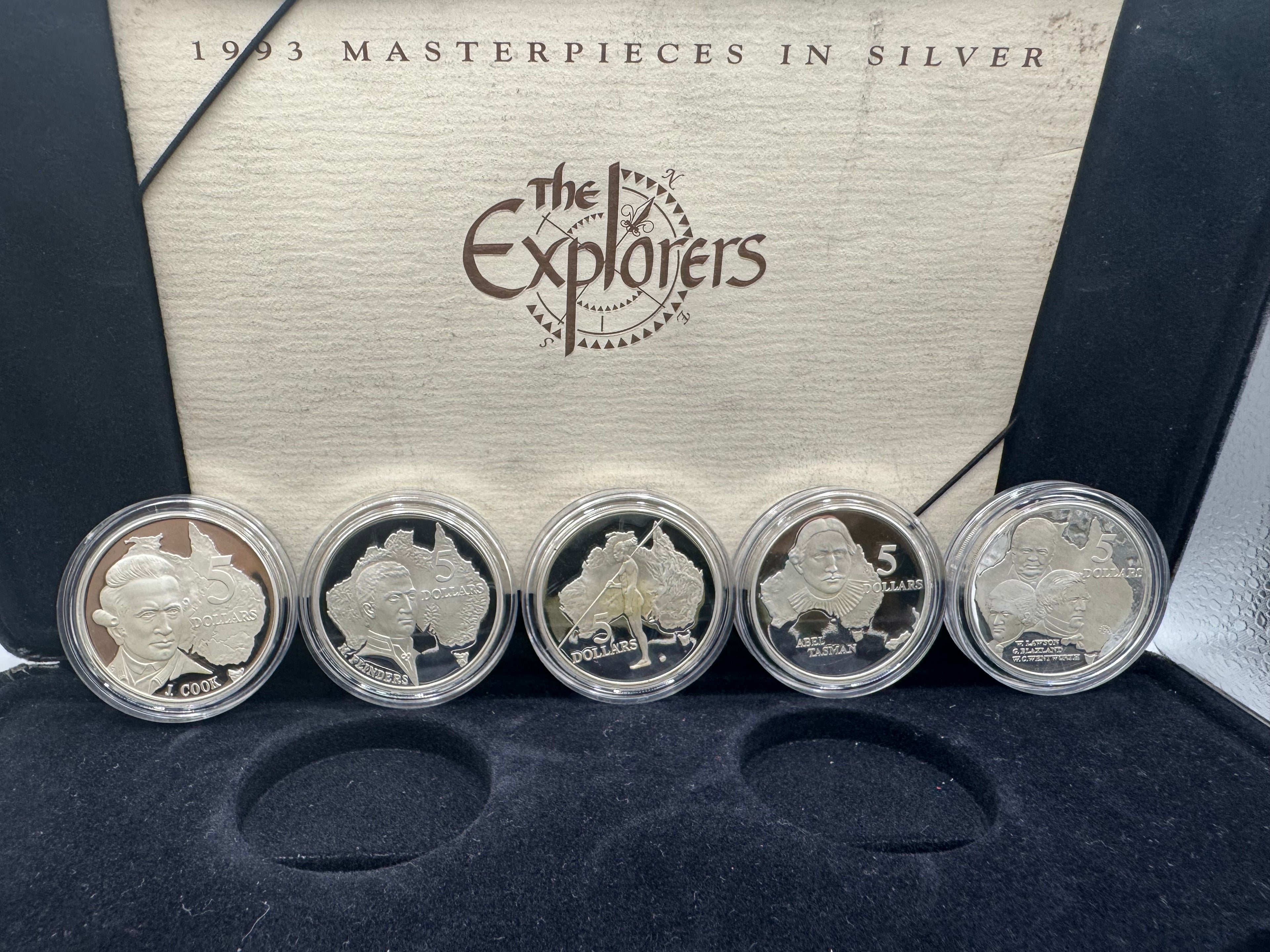 1993 - Australia Masterpieces in Silver The Explorers
