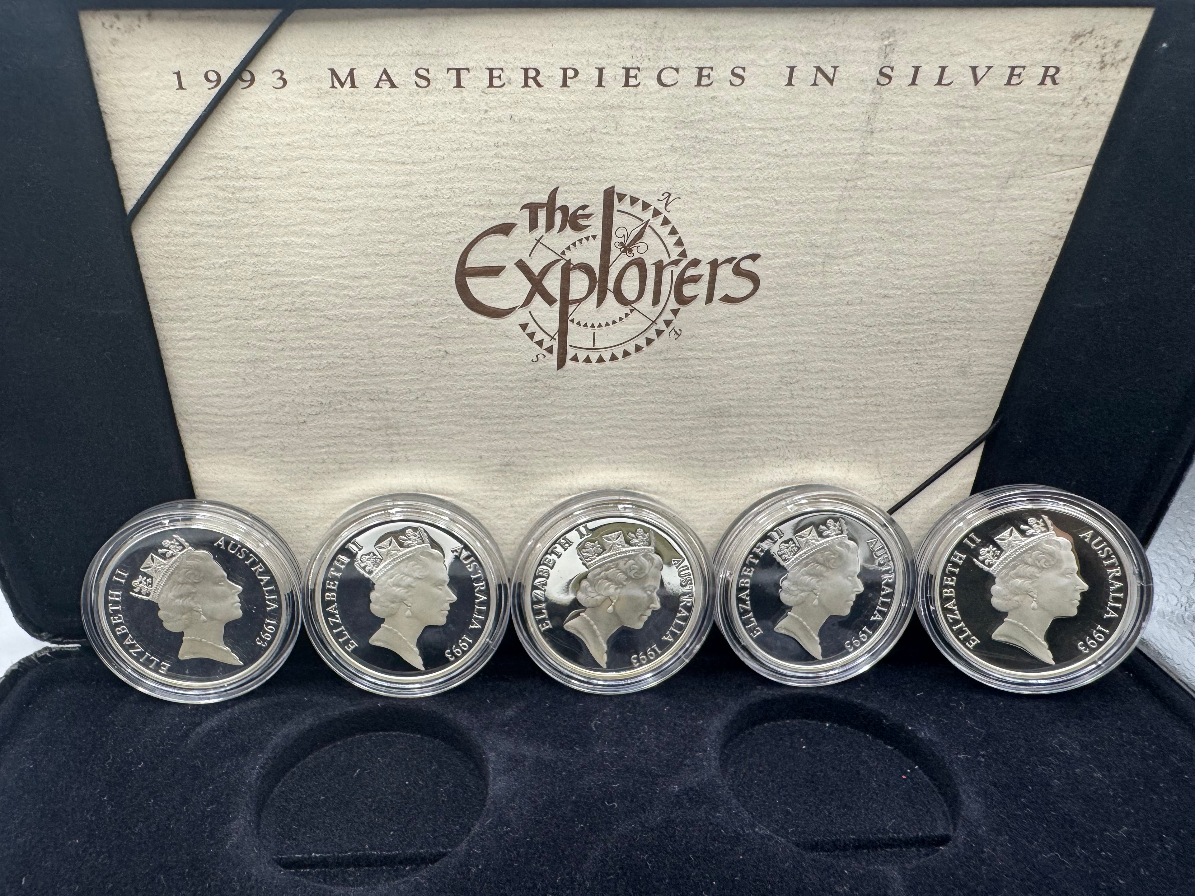 1993 - Australia Masterpieces in Silver The Explorers