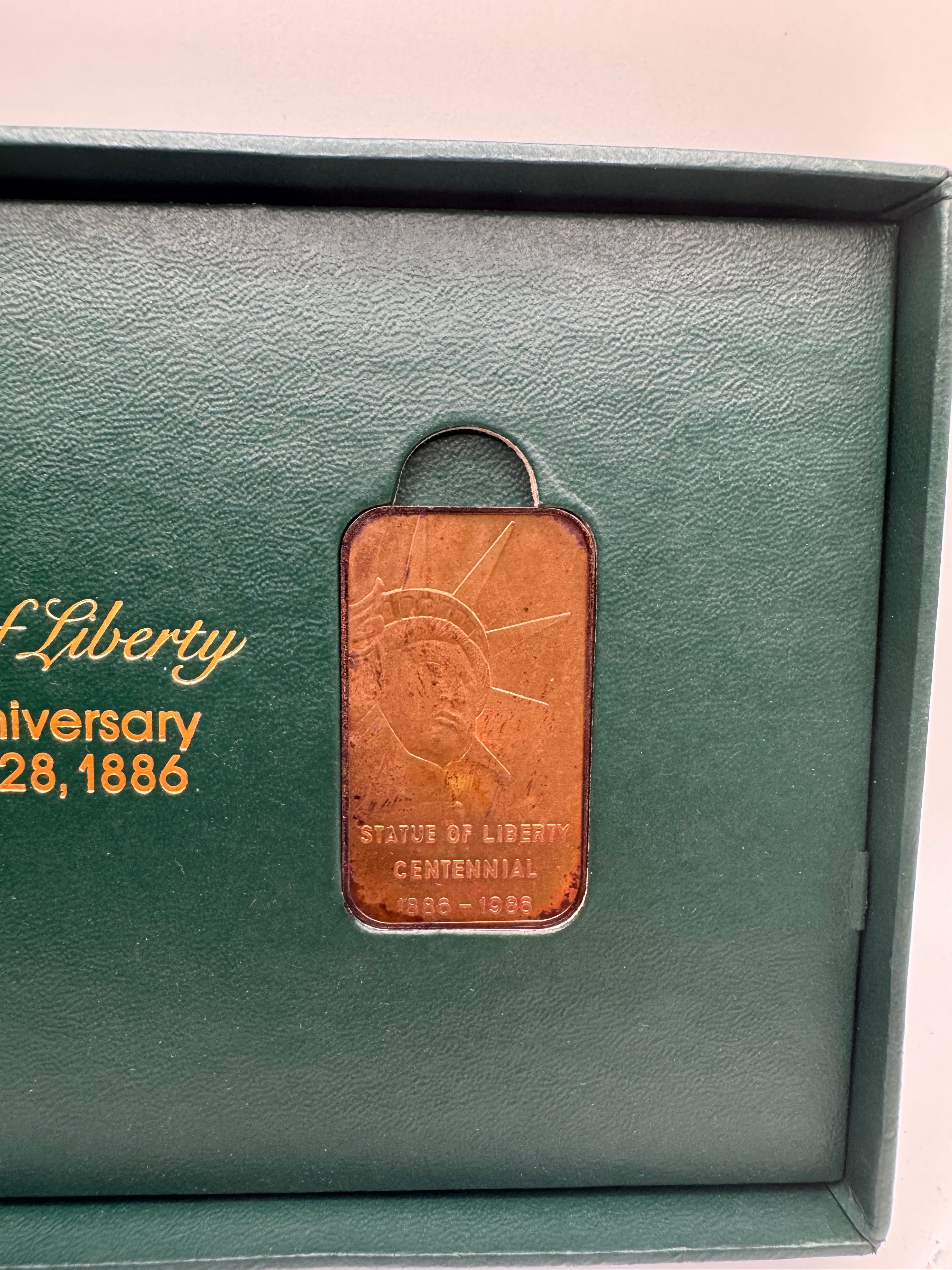 1986 - US 100th Anniversary of Statue of Liberty Ingot