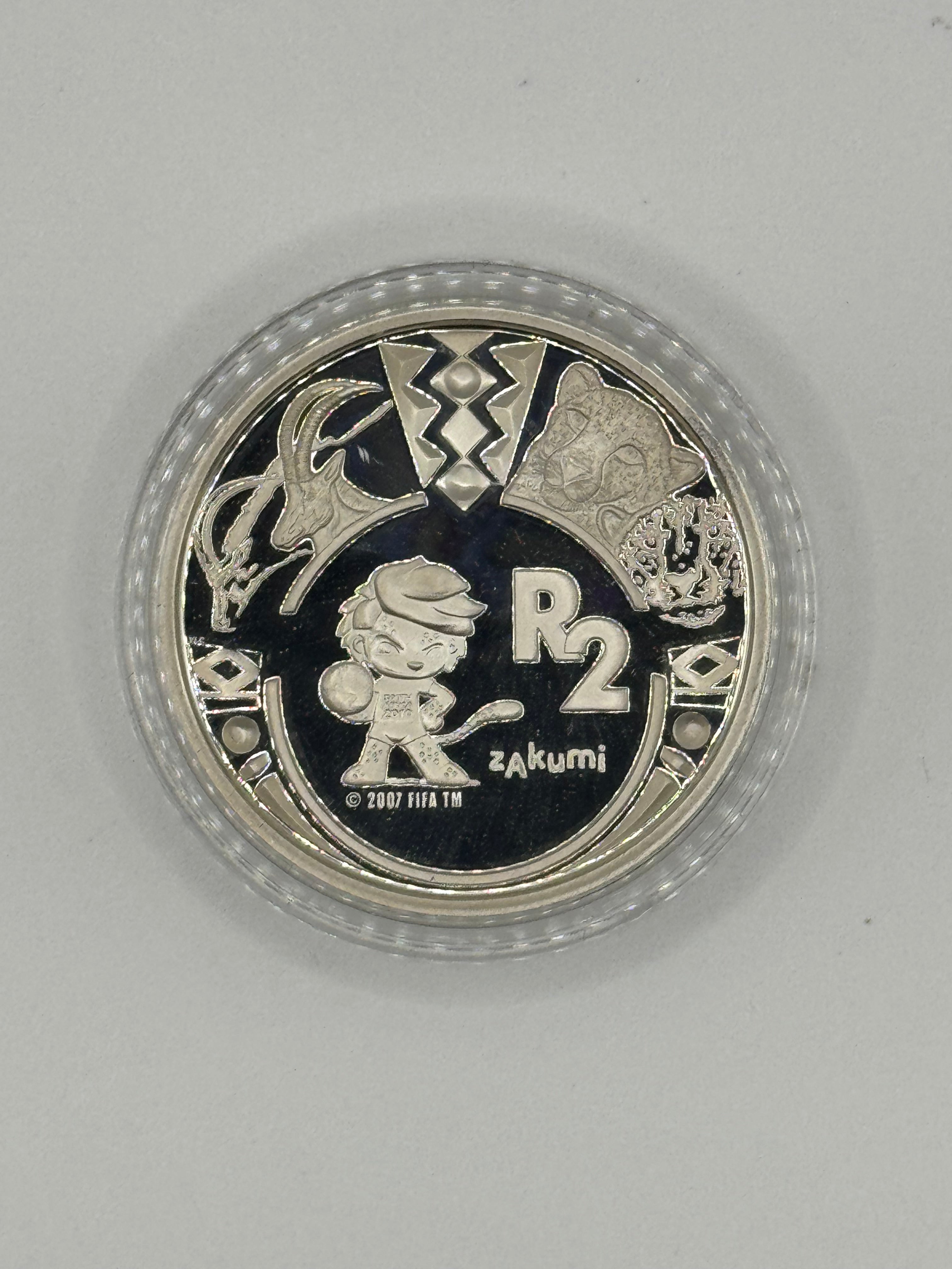 2009 South Africa R2 FIFA World Cup Silver Coin