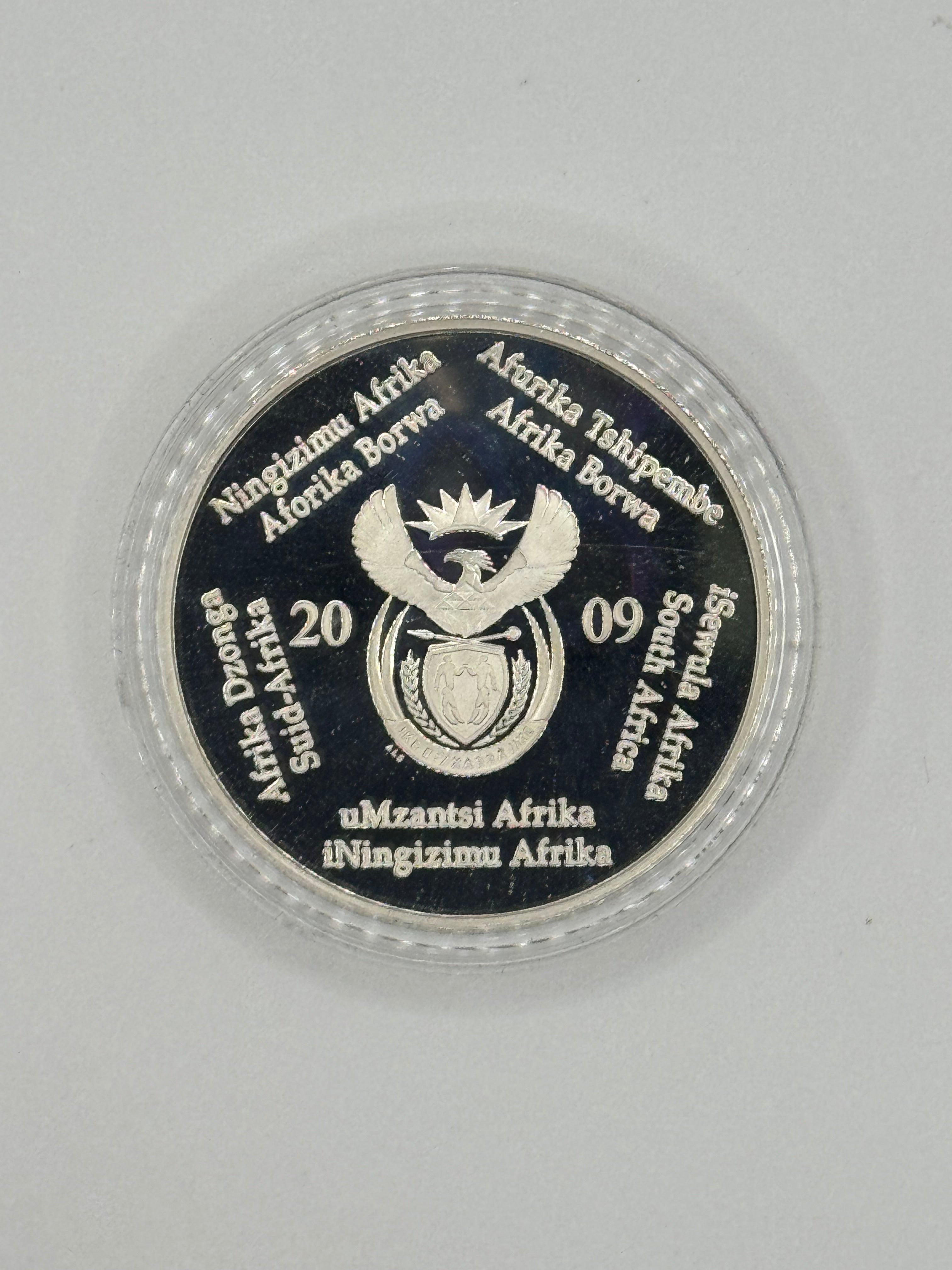 2009 South Africa R2 FIFA World Cup Silver Coin