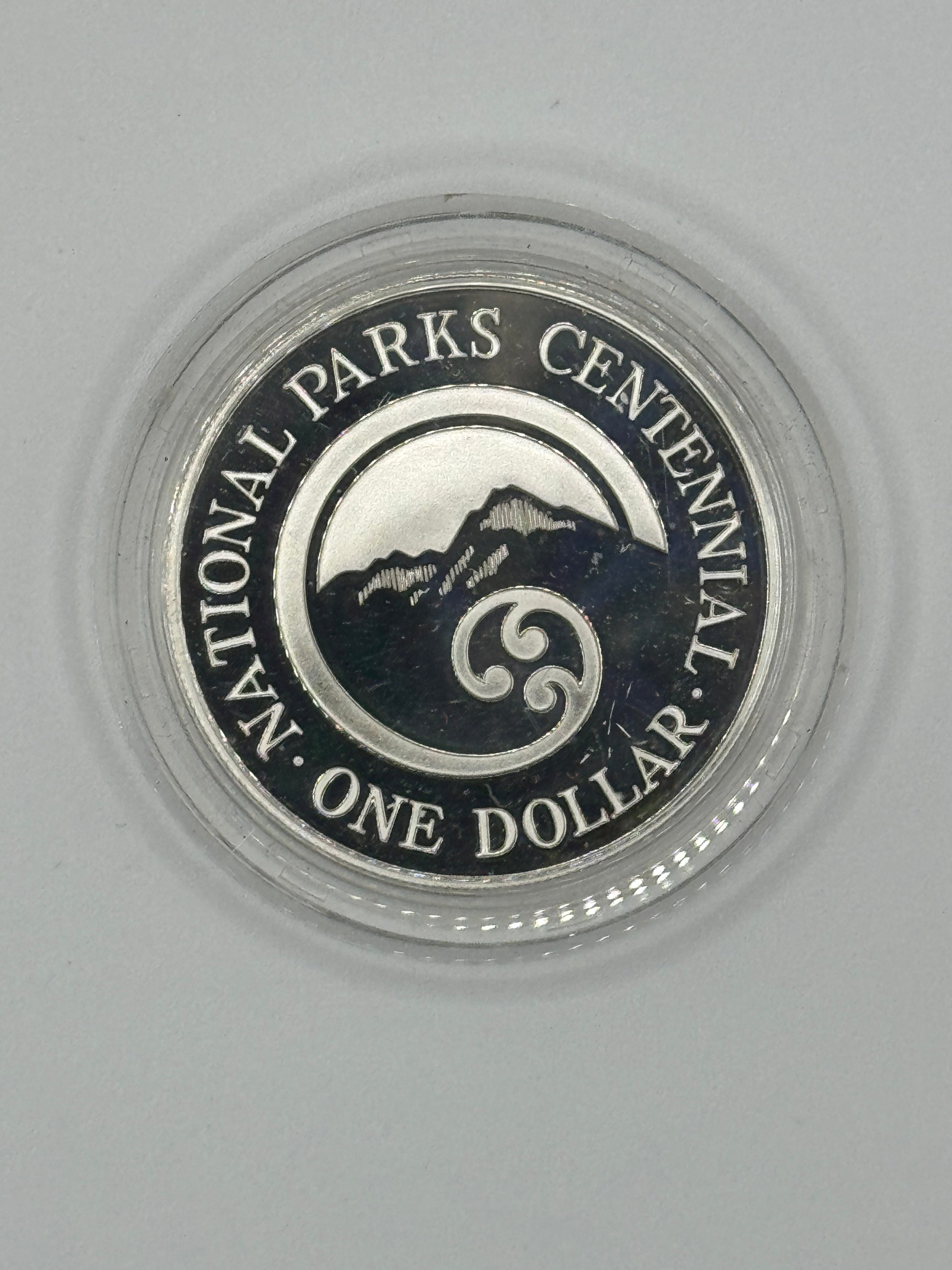 1987年 - 新西兰1元国家公园百年纪念银币