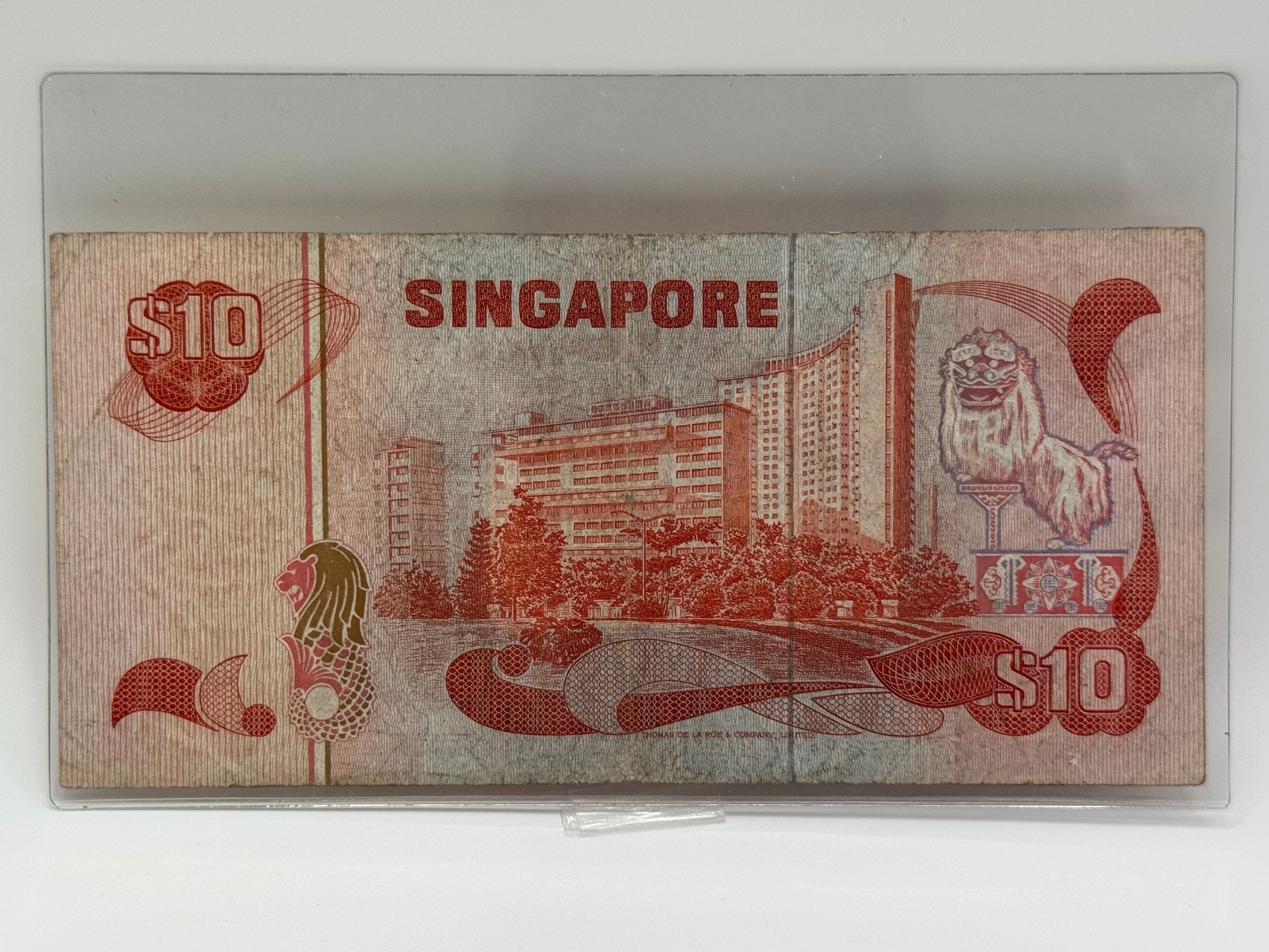 Singapore $10 Bank Note (Bird)