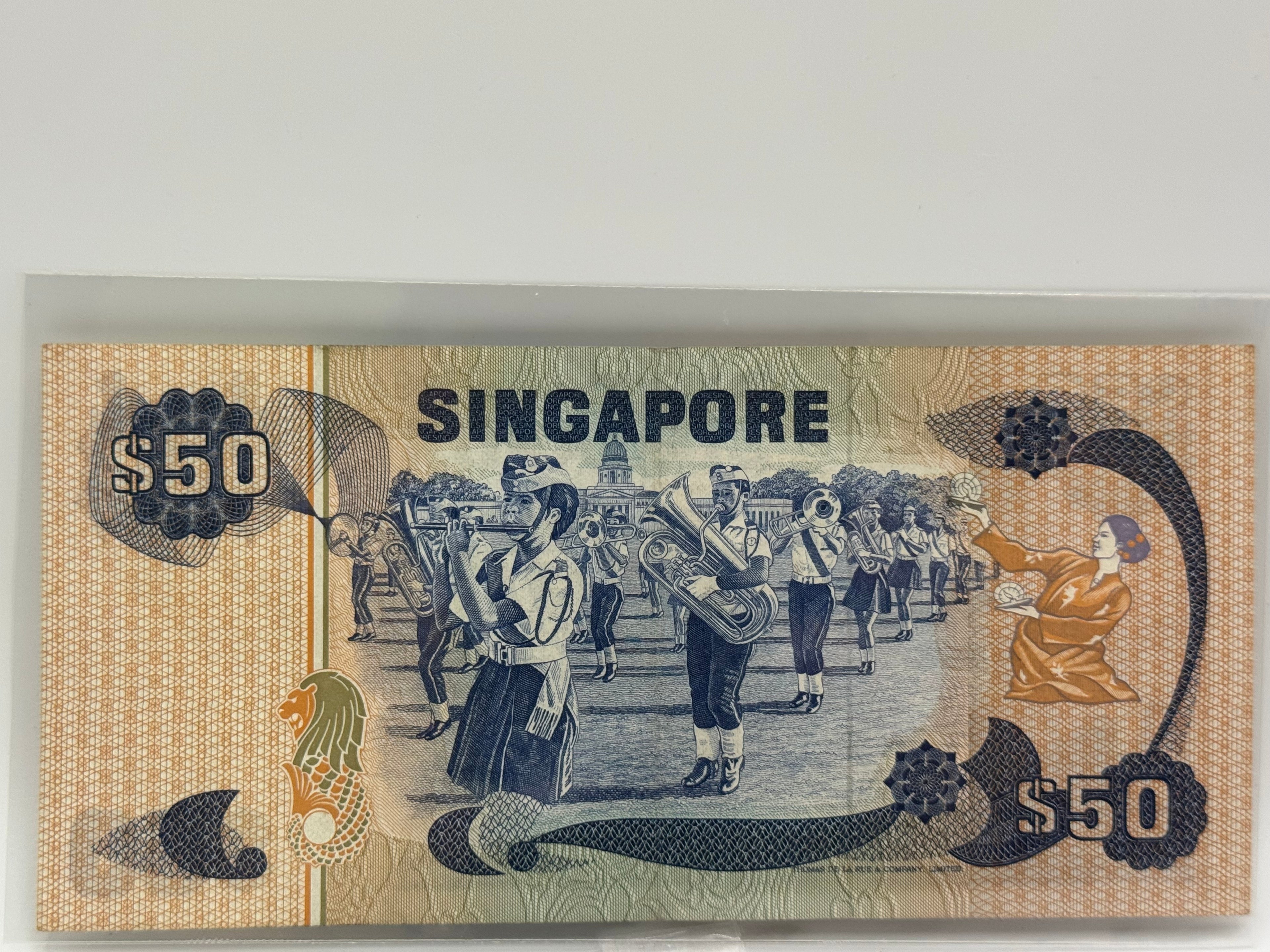 Singapore $50 Bank Note (Bird)