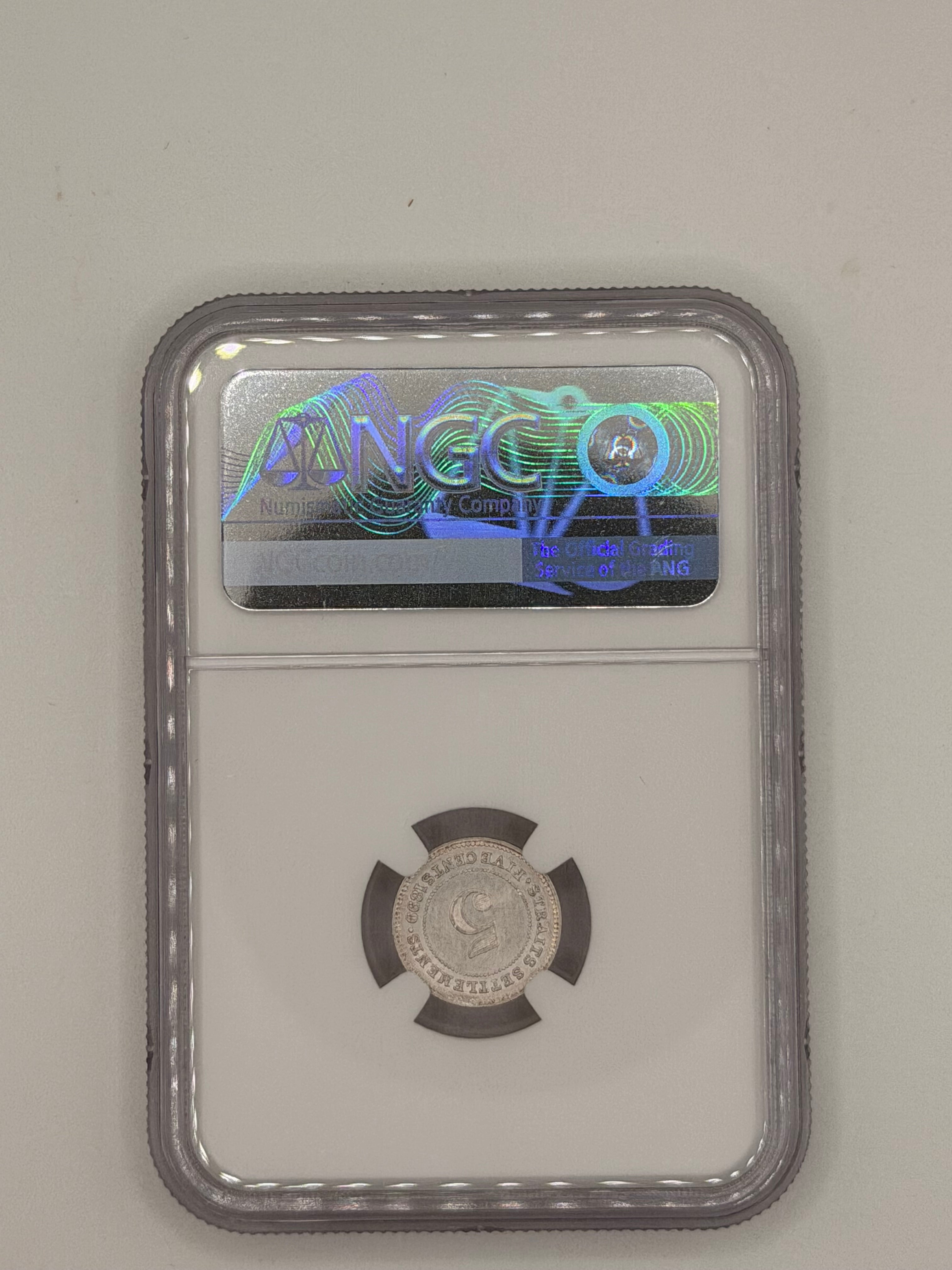 1899 - Straits 5C AU Details Cleaned