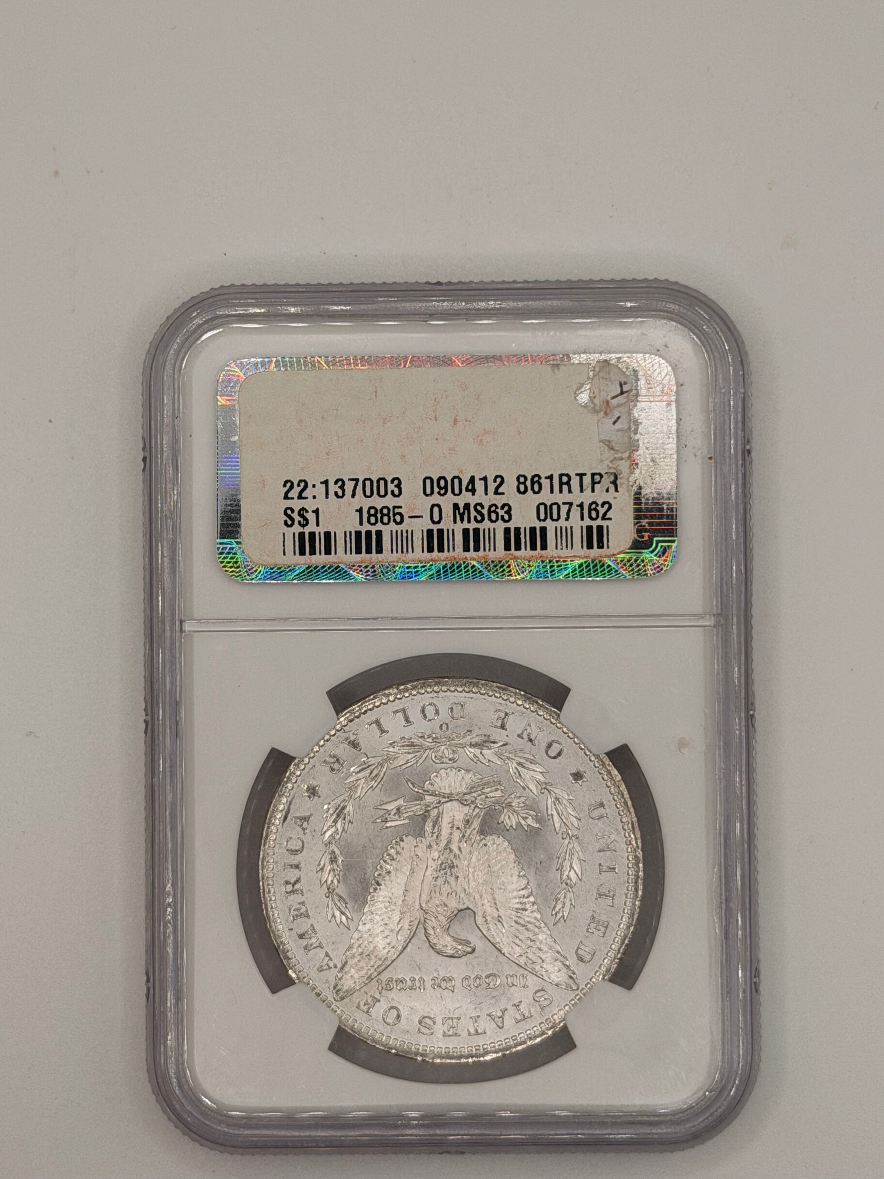 1885 - USA $1 MS 63