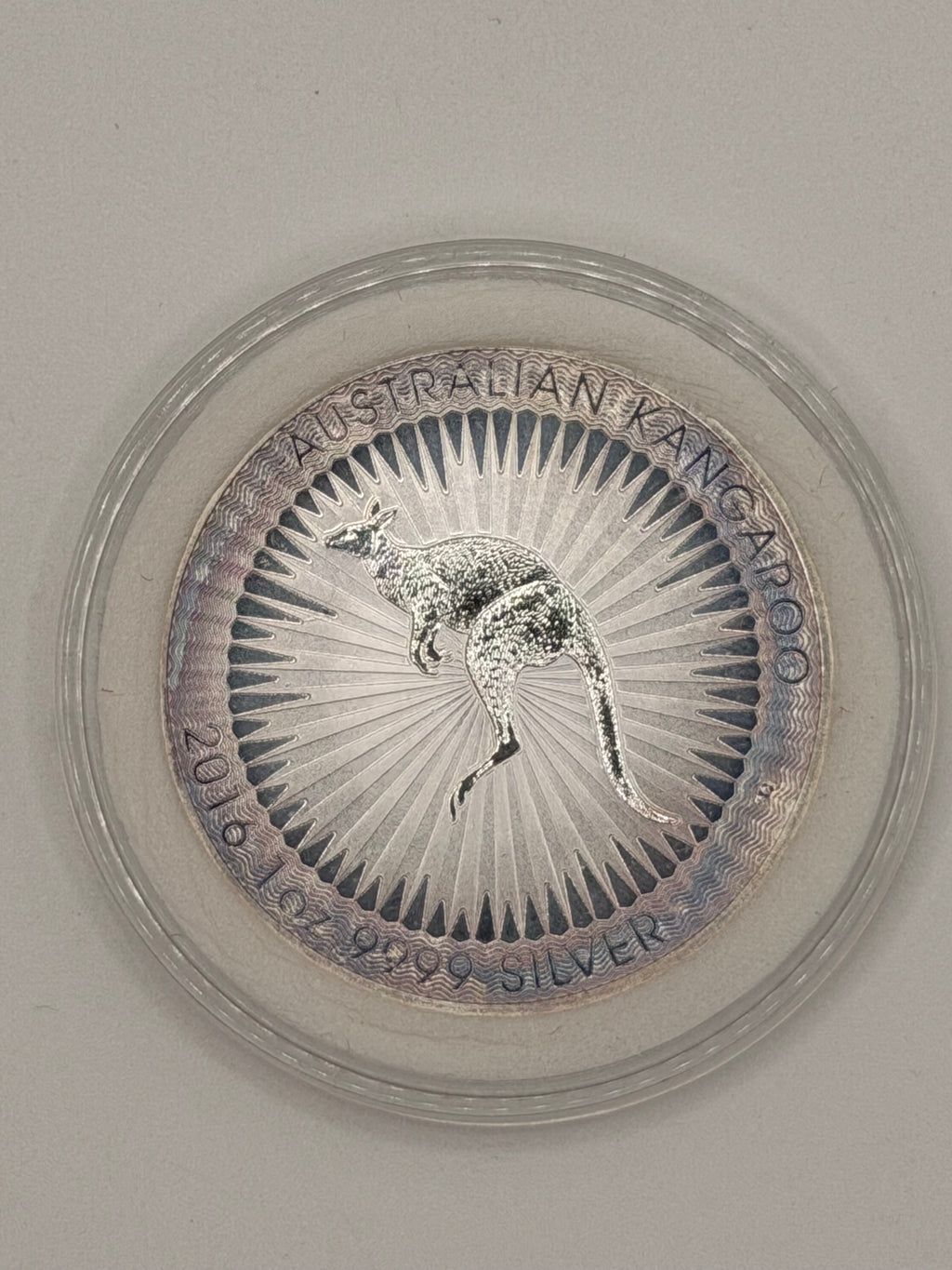 2016 Australia 1 Dollar Silver Australian Kangaroo Bullion Coin