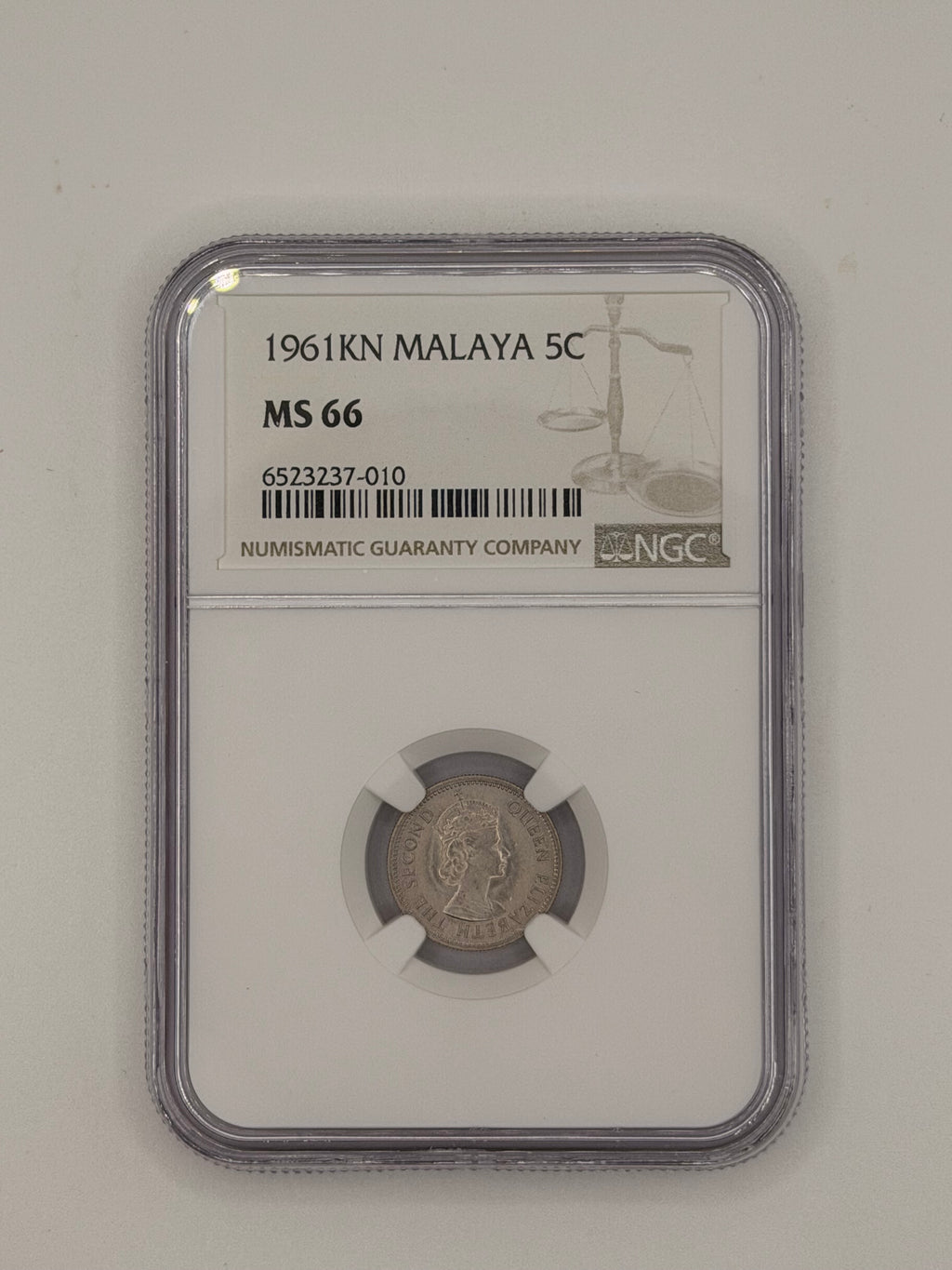 1961KN - Malaya 5C MS66