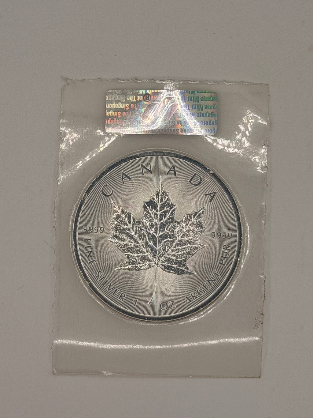 2014 Canada 1 Oz Silver Maple Leaf Bullion Coin UNC (Original Sealed)