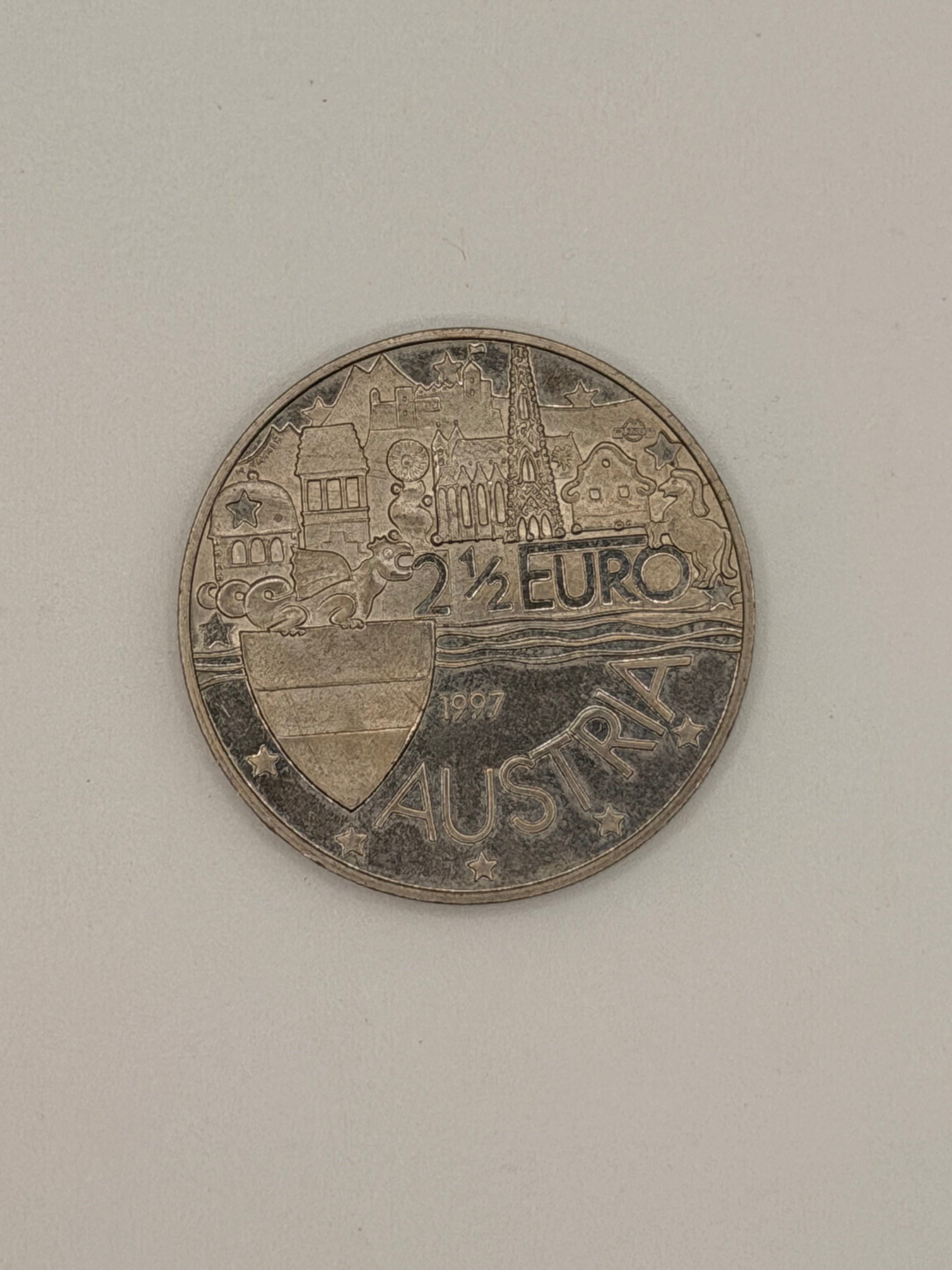 1997 Austria 2½ Euro Cupro-Nickel Coin