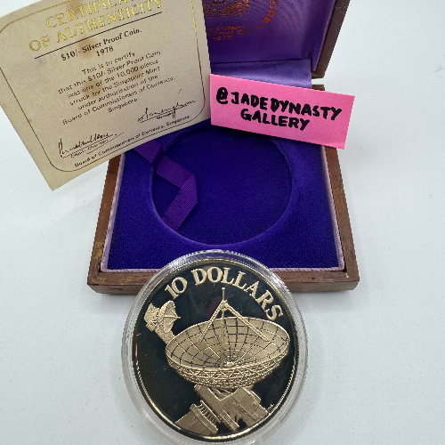 1978 - Singapore $10 Silver Proof Coin