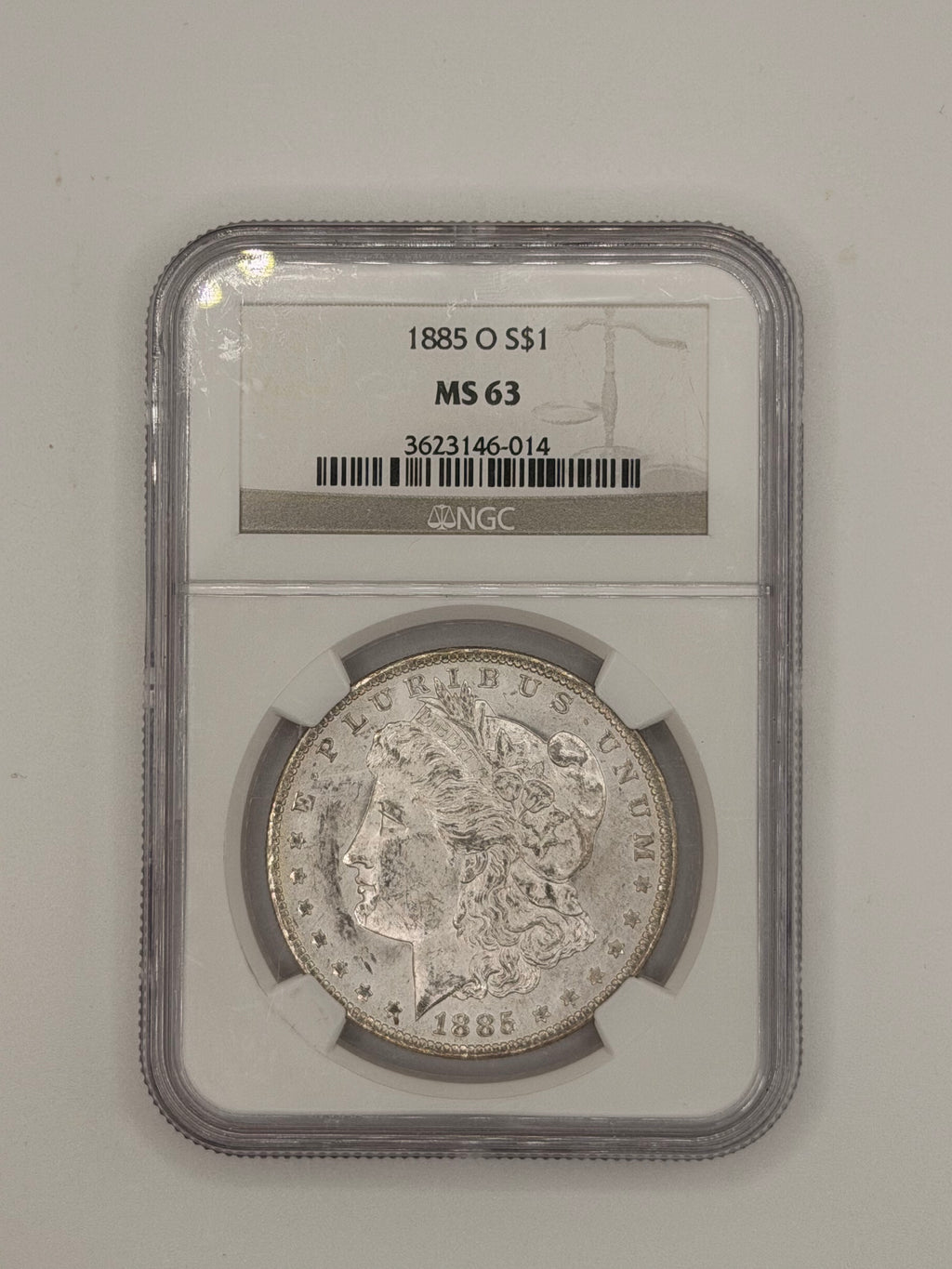 1885 - USA $1 MS 63