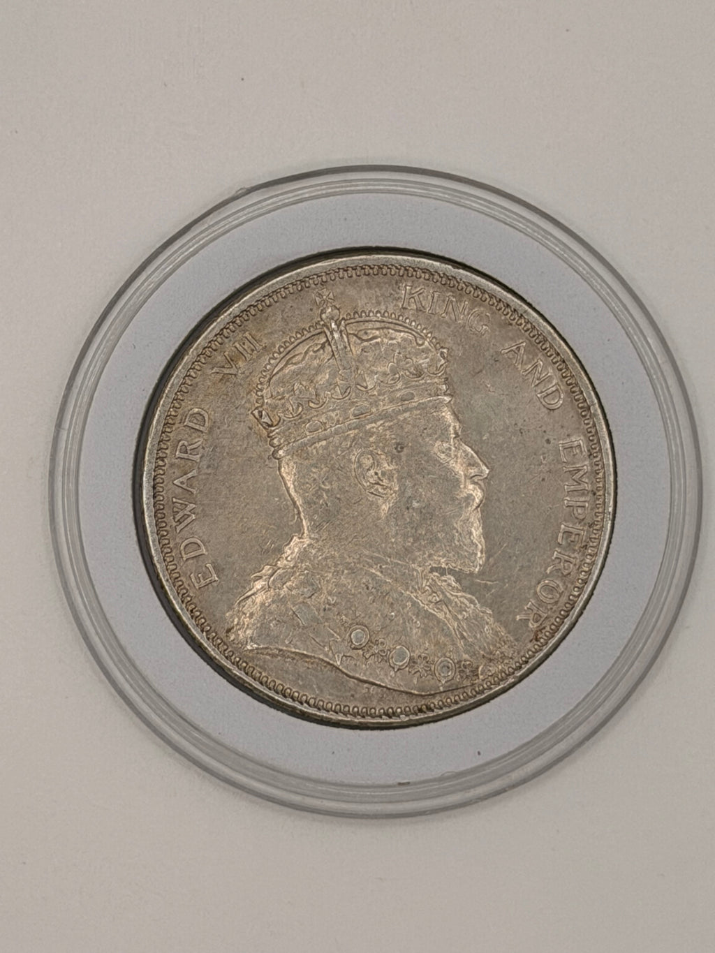 1904 Straits Settlement $1 Edward VII Silver Coin