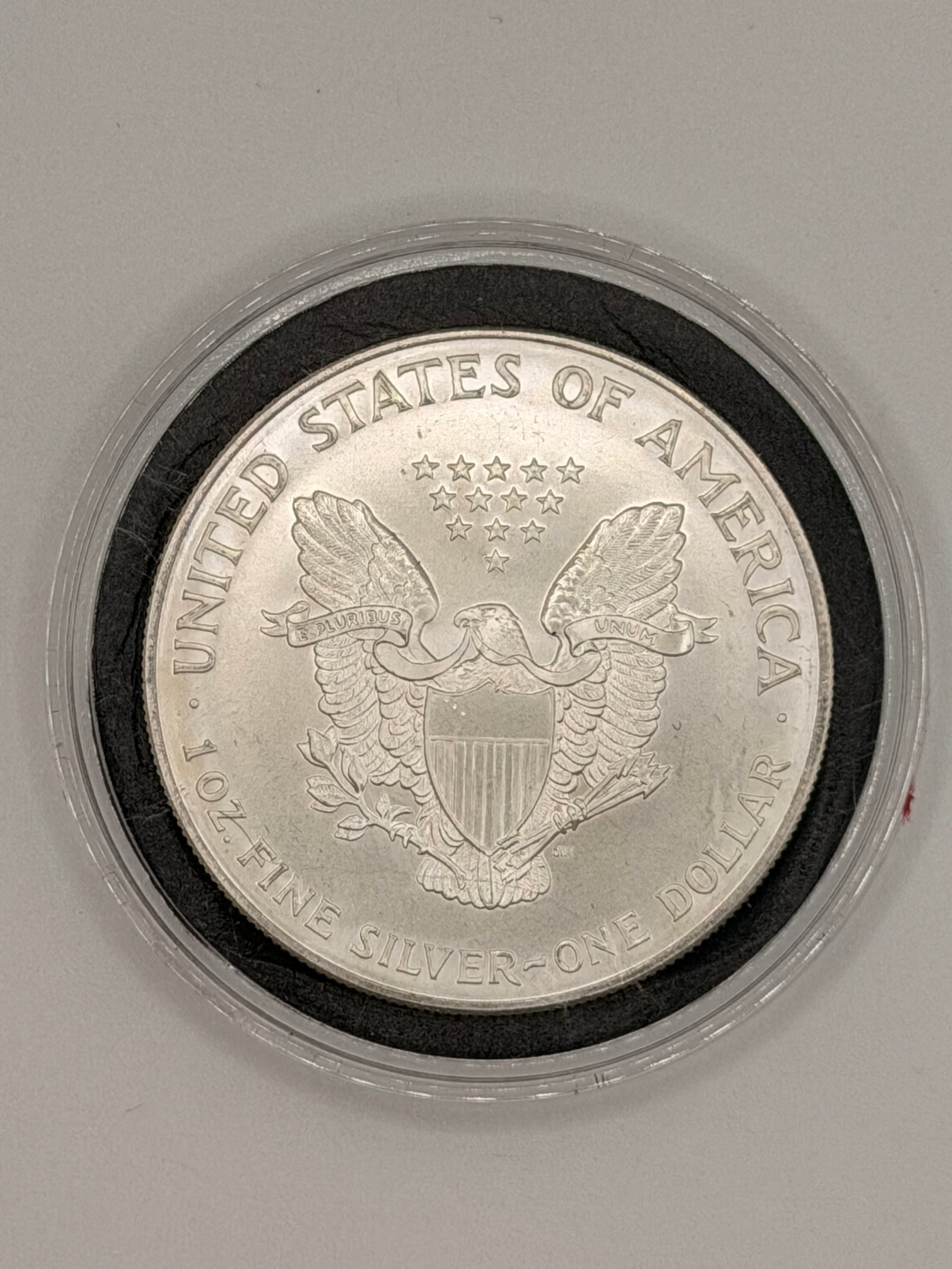 2002 US American Silver Eagle 1 Oz Bullion Coin