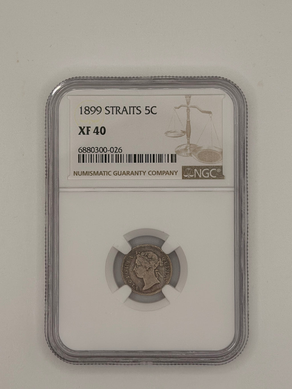 1899 - Straits 5C XF40