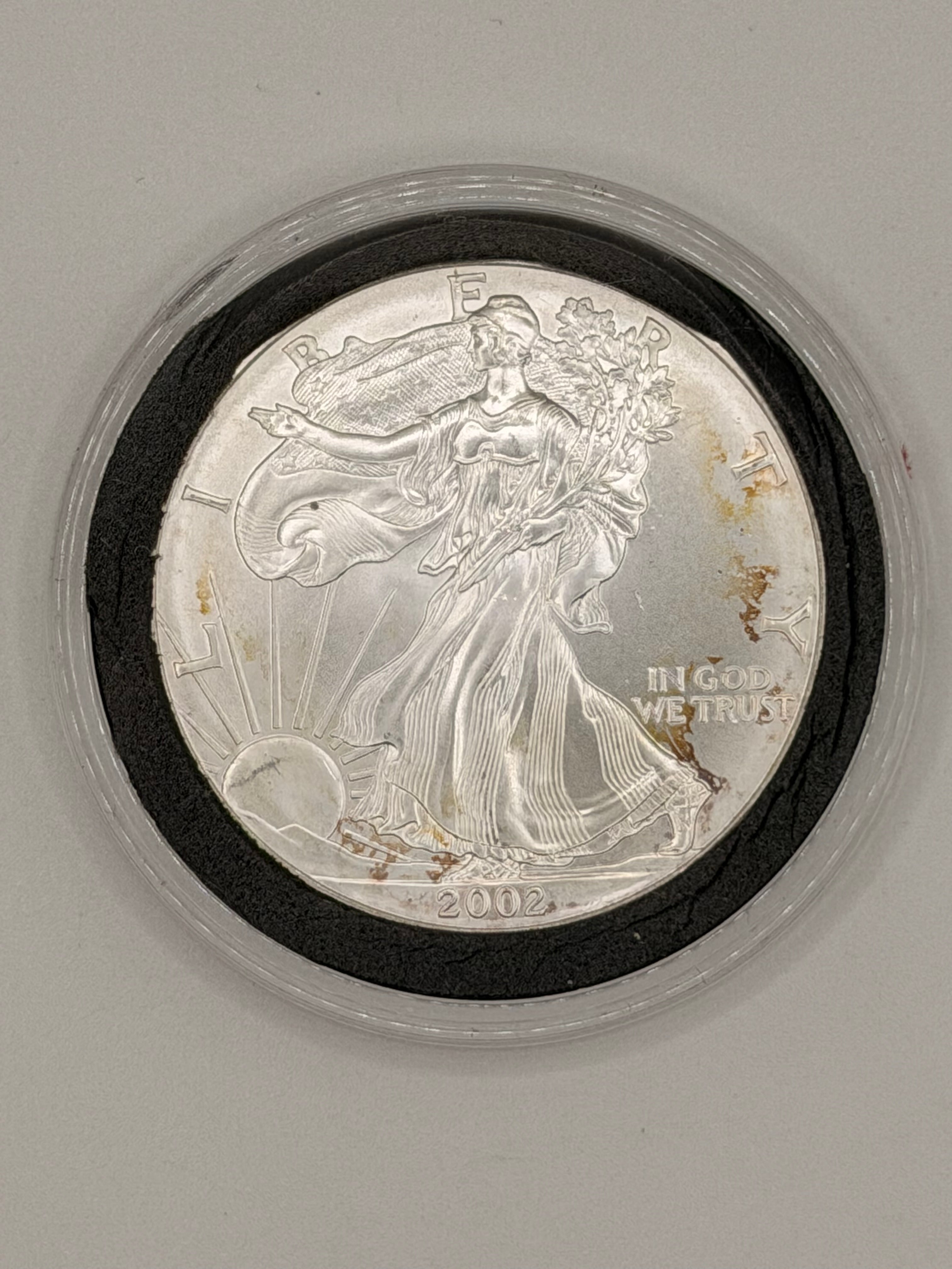 2002 US American Silver Eagle 1 Oz Bullion Coin