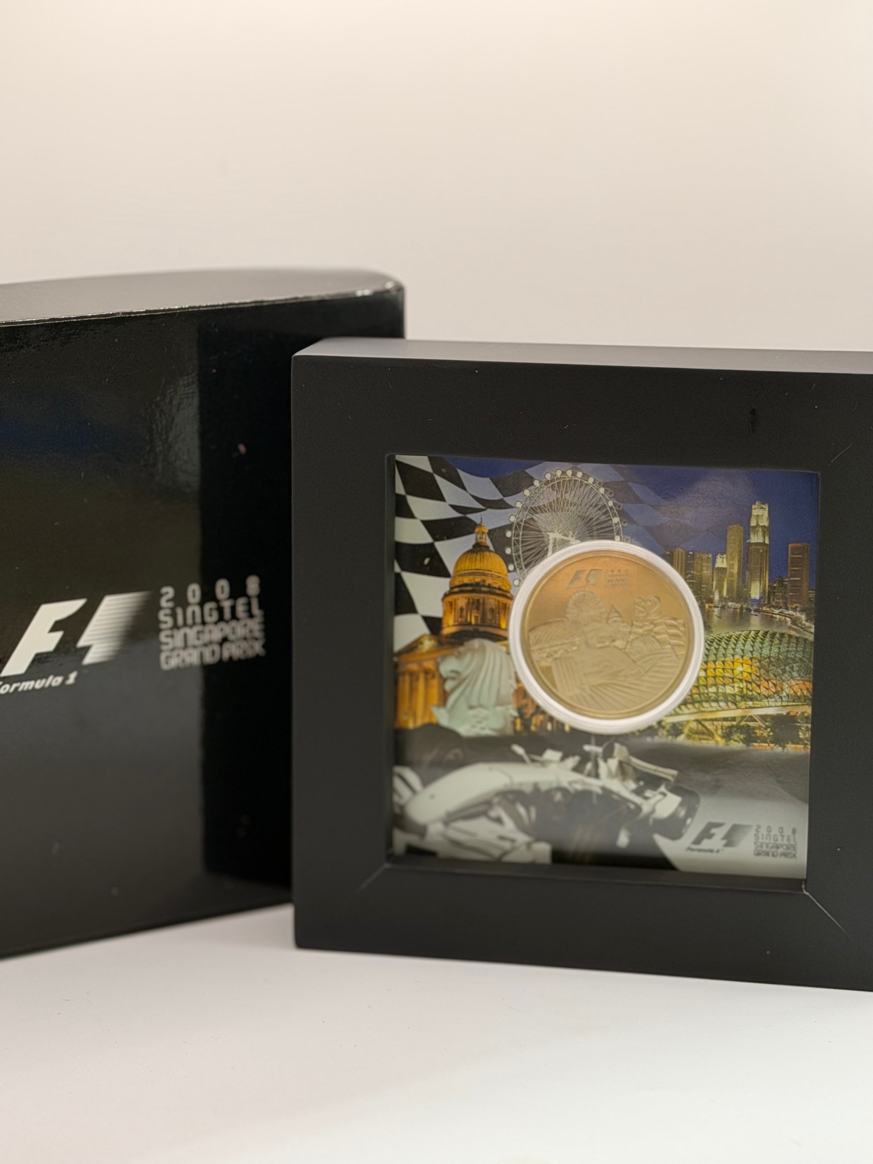 2008年新加坡F1大奖赛纪念币2新元