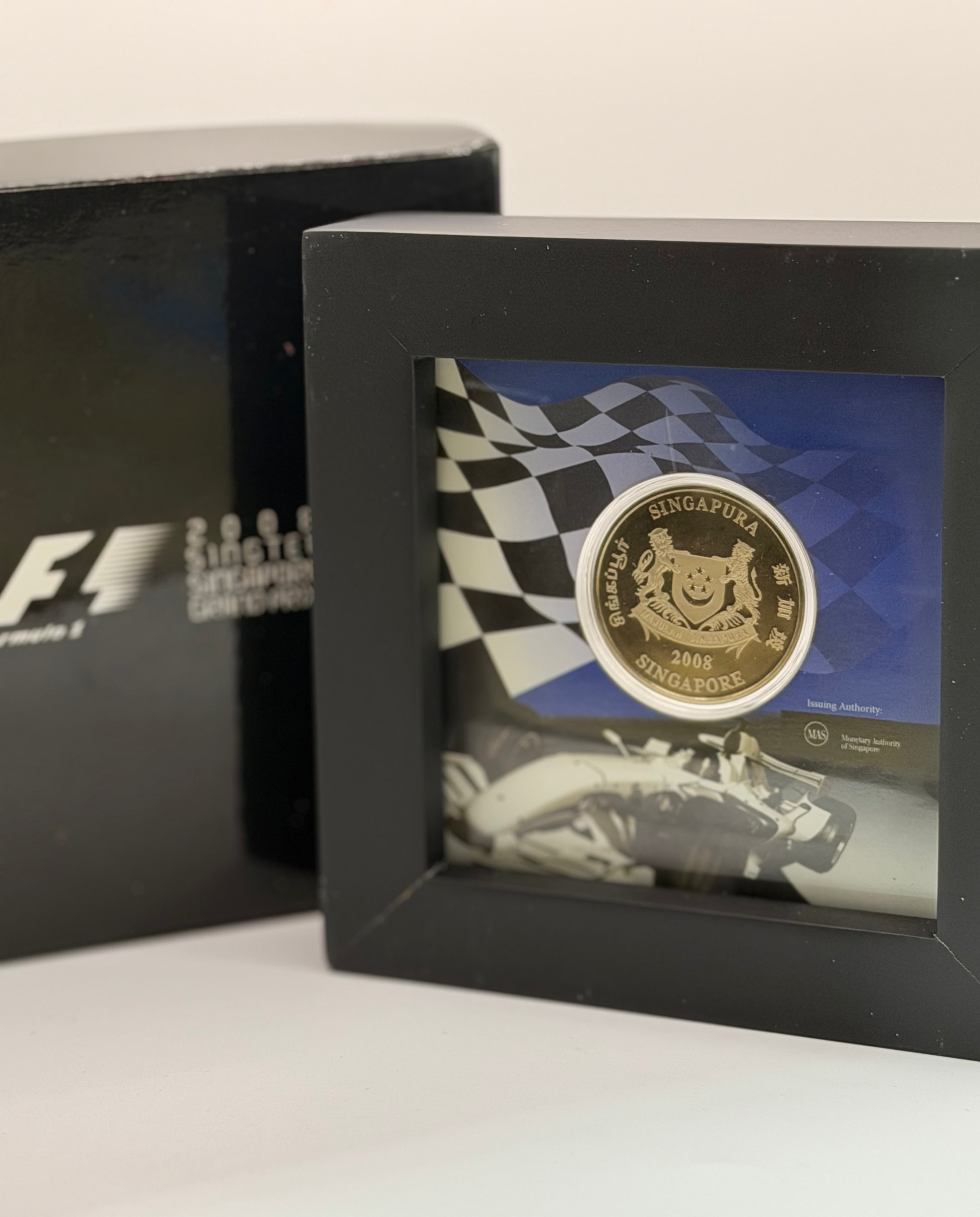2008年新加坡F1大奖赛纪念币2新元