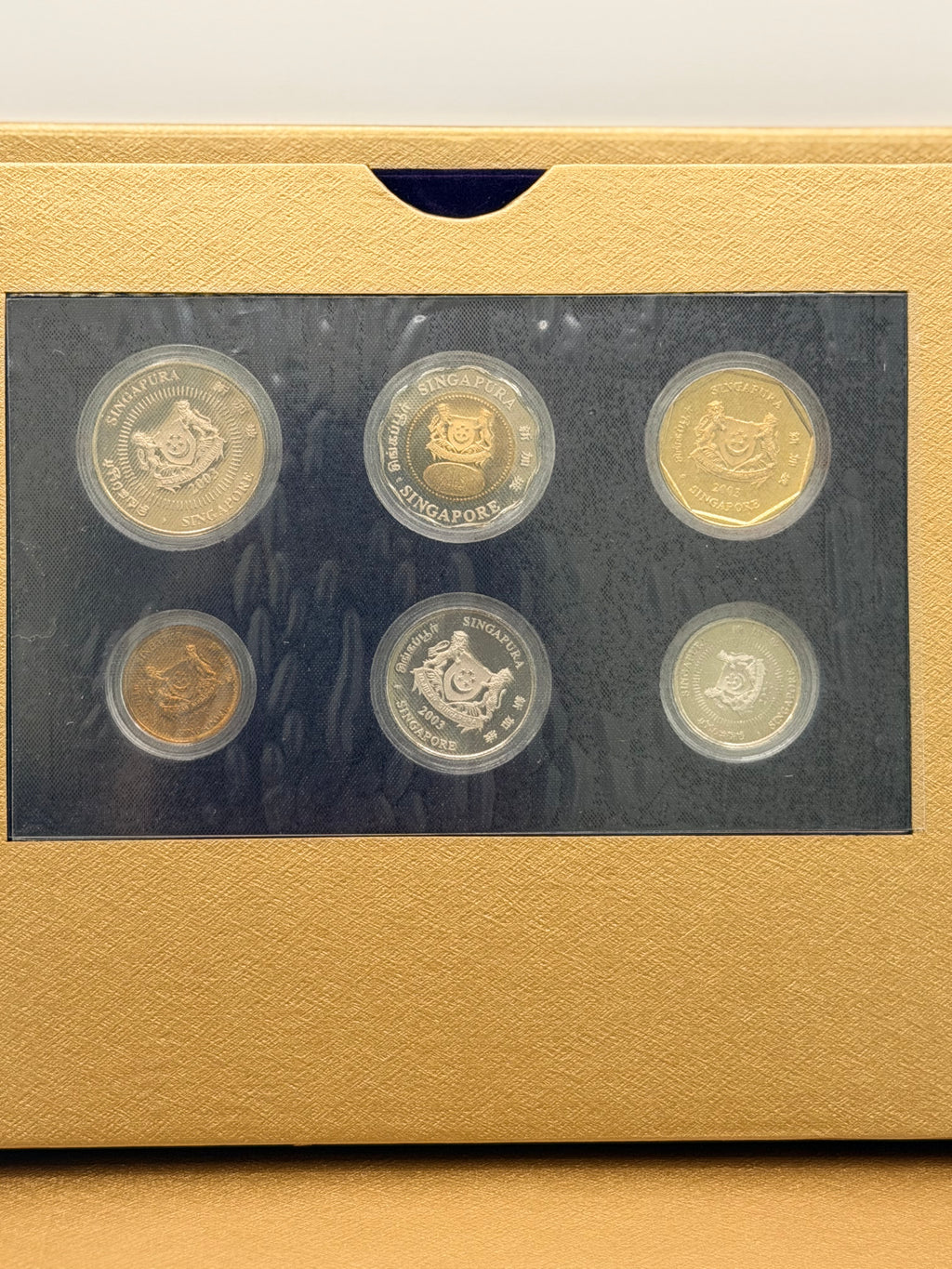 2003年及2004年新加坡贱金属精制硬币套装