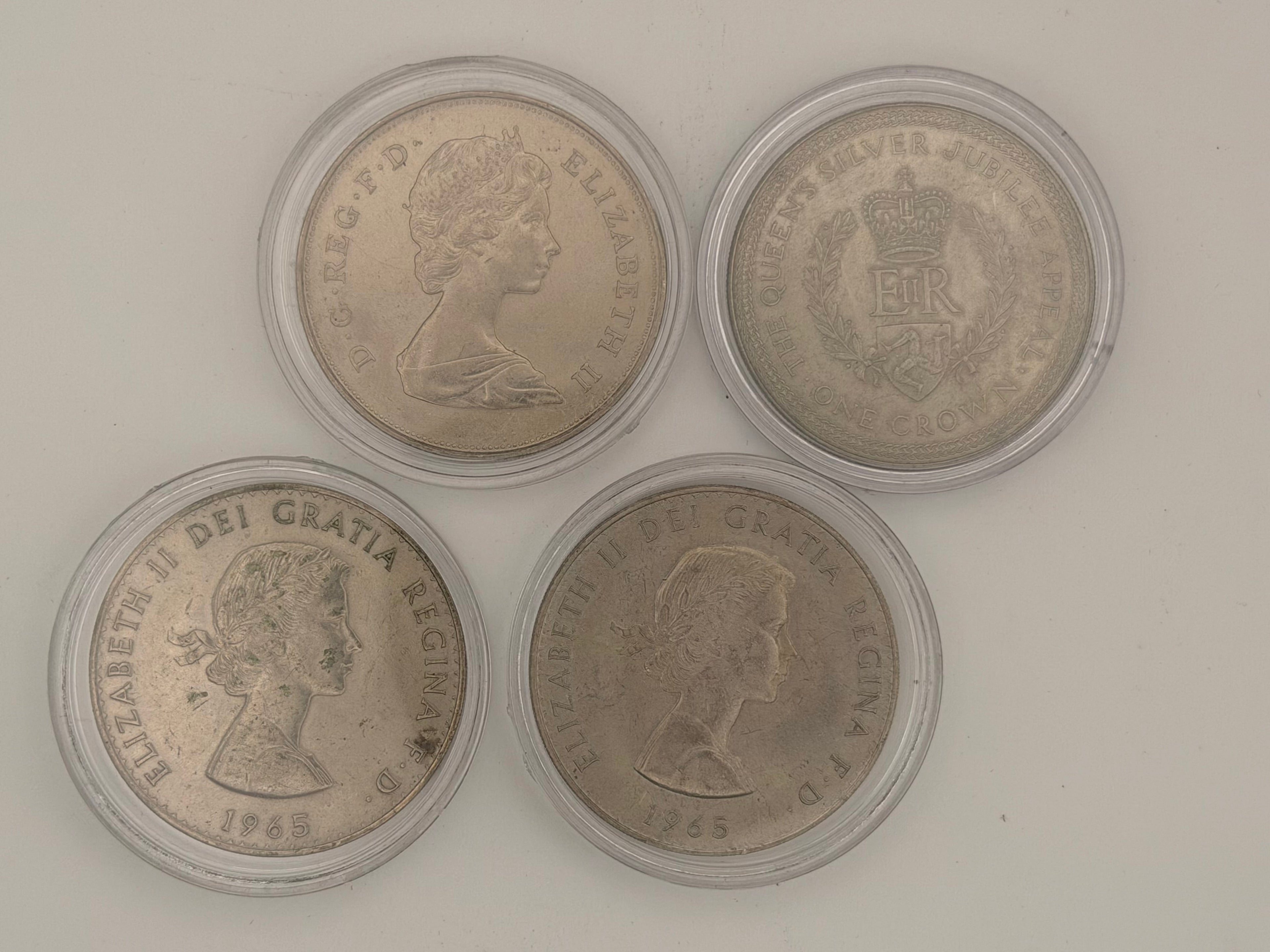 [Set of 4] 1965 - 1981 UK Elizabeth II Cupro-Nickel Coins