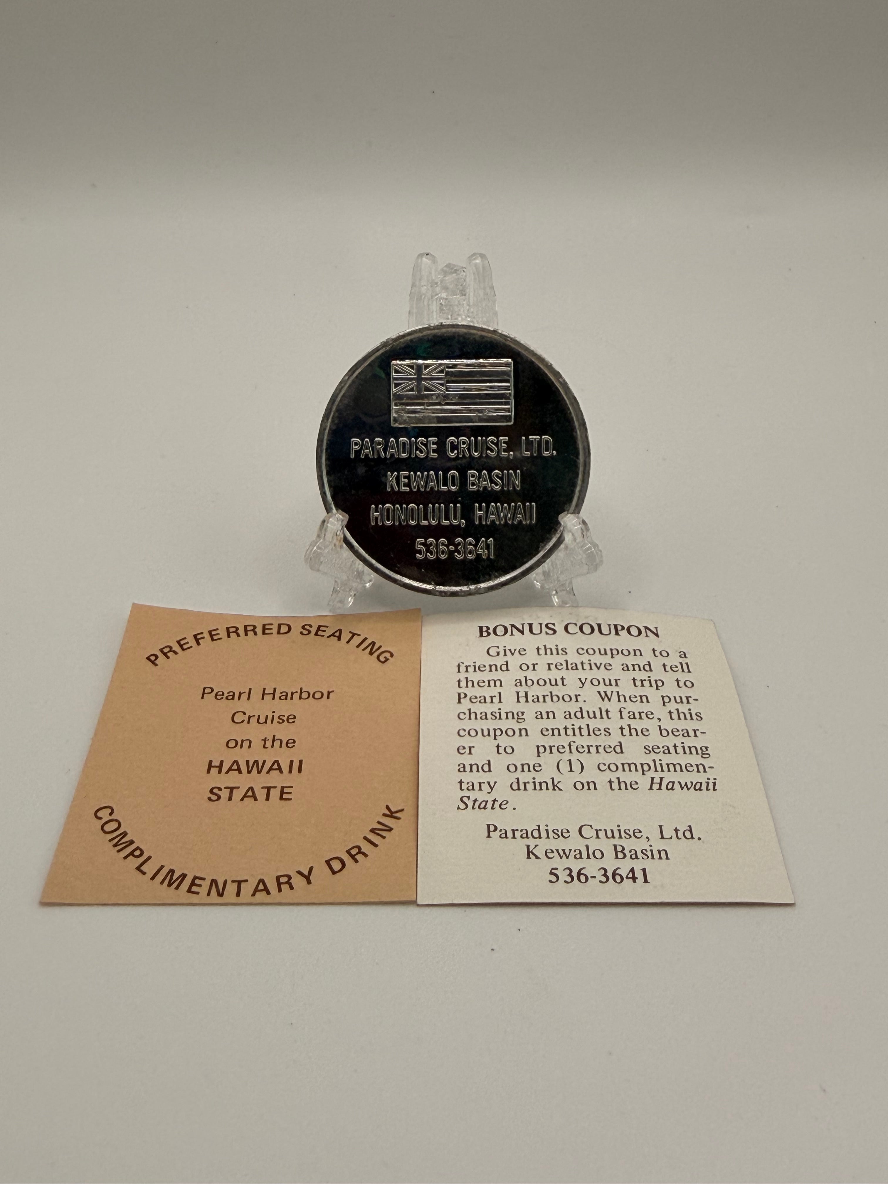 Pearl Harbor Cruise on the Taiwan State Token Medal