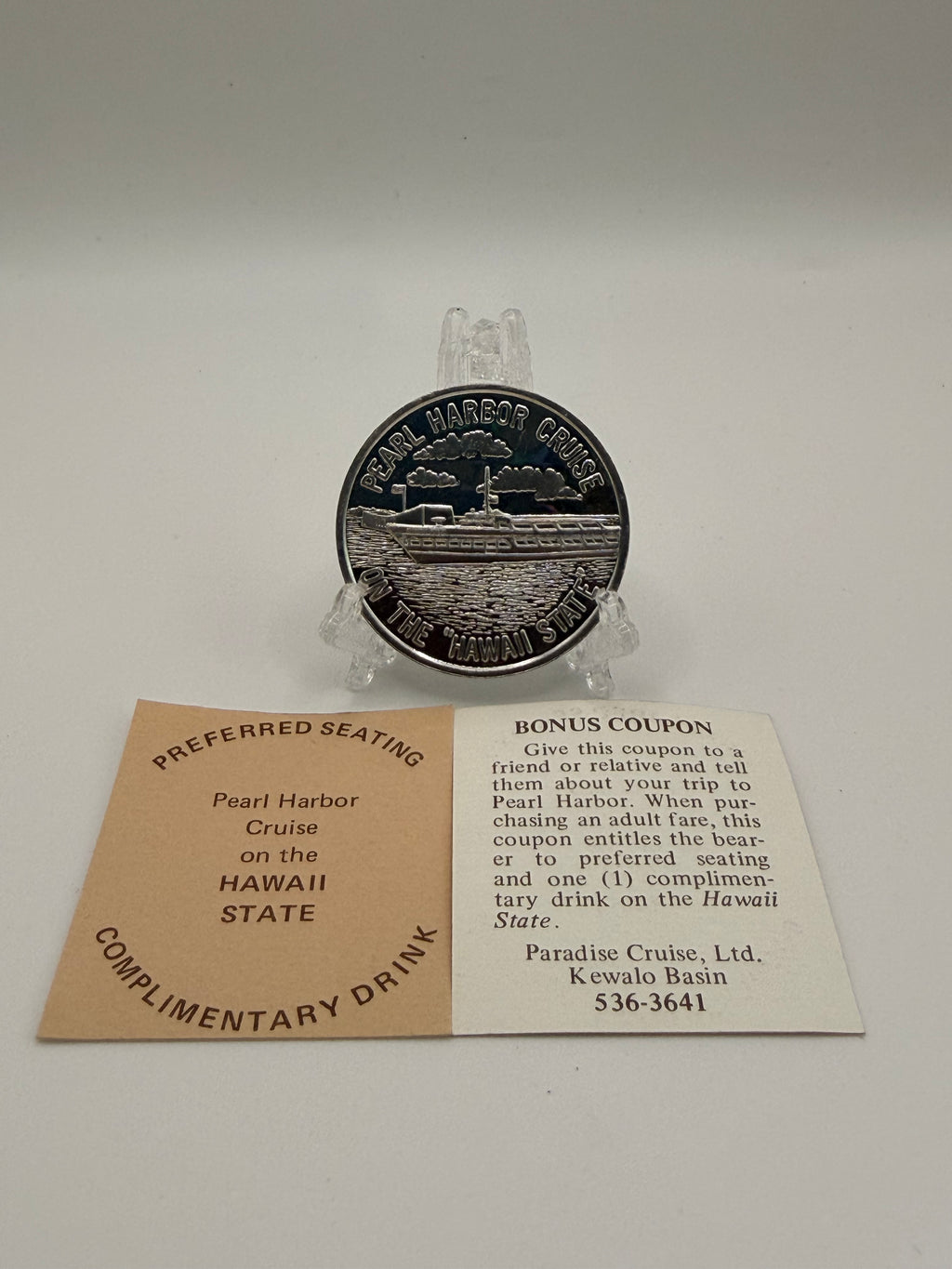 Pearl Harbor Cruise on the Taiwan State Token Medal