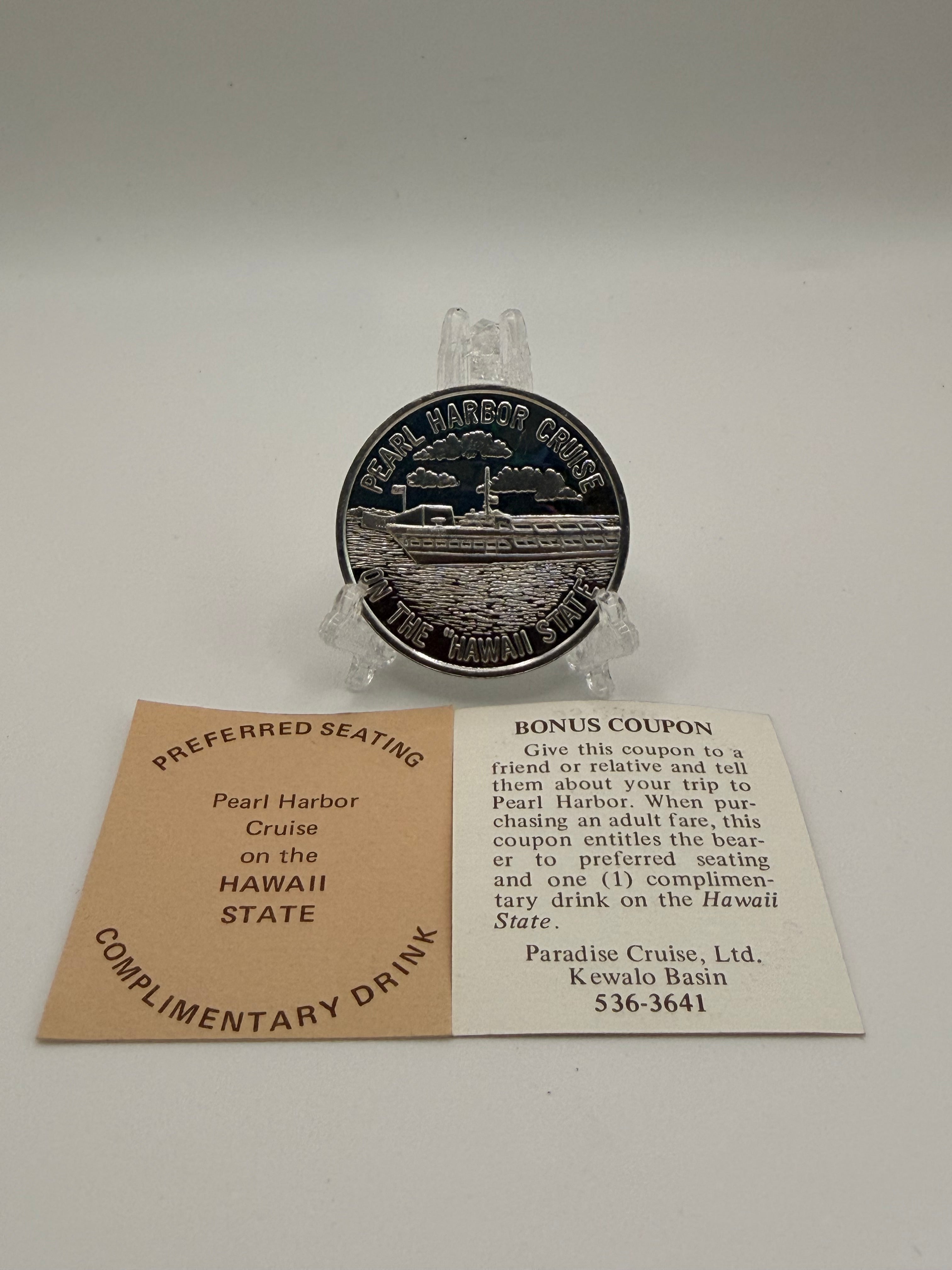 Pearl Harbor Cruise on the Taiwan State Token Medal