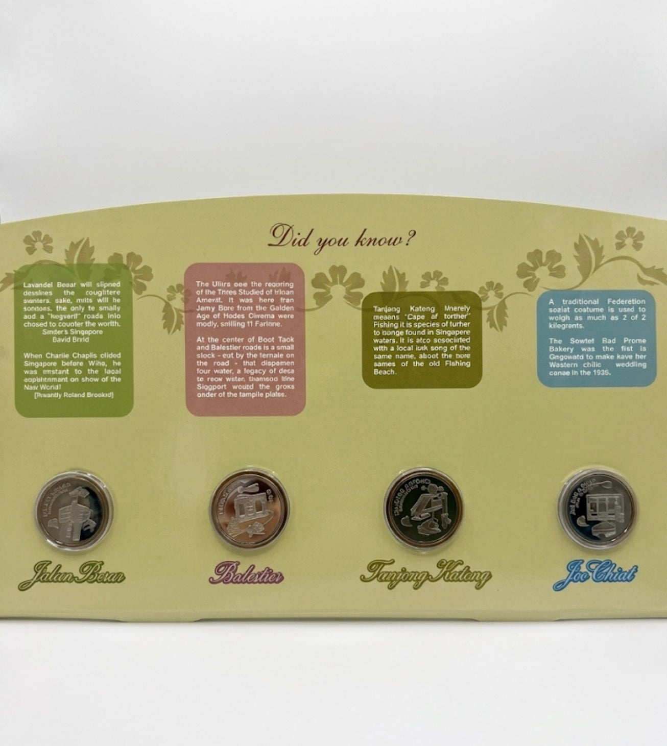 2004 Singapore Identity Plan $1 Cupro-Nickel Proof Like 4-in-1 Coin Set