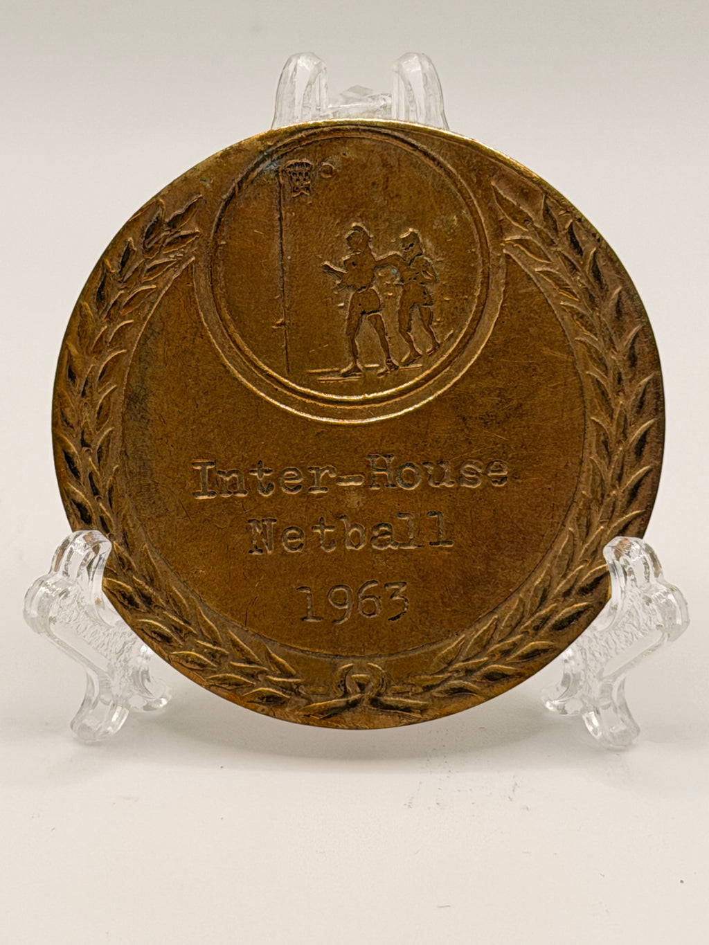 1963 Singapore Crescent Girls Inter-House Netball Medallion