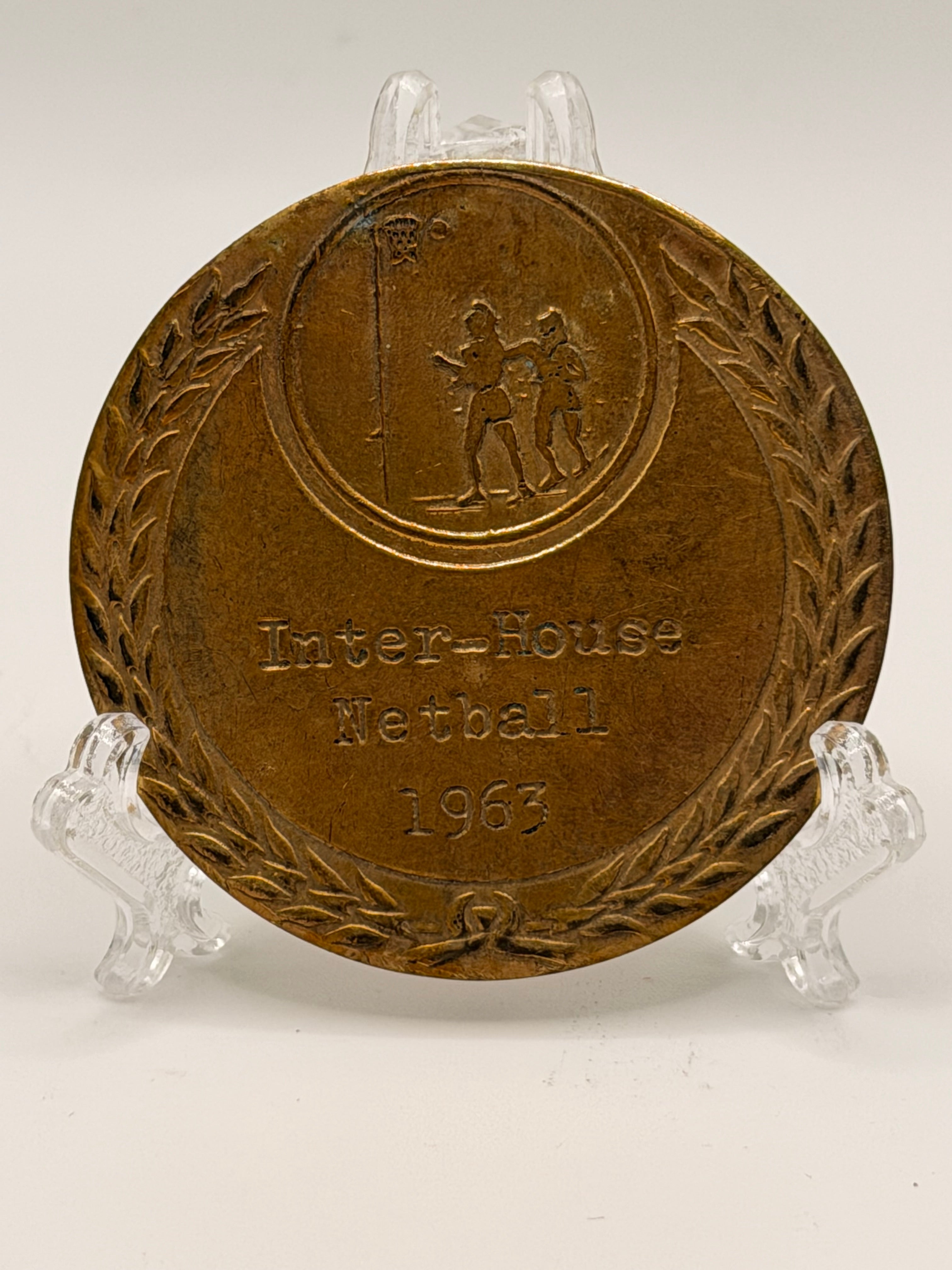 1963 Singapore Crescent Girls Inter-House Netball Medallion
