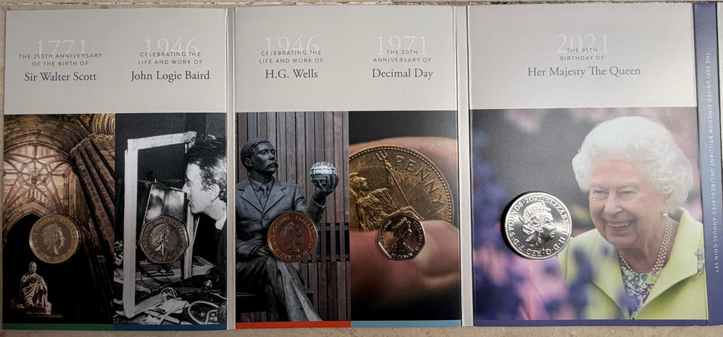 2021 UK Brilliant Uncirculated Annual Coin Set