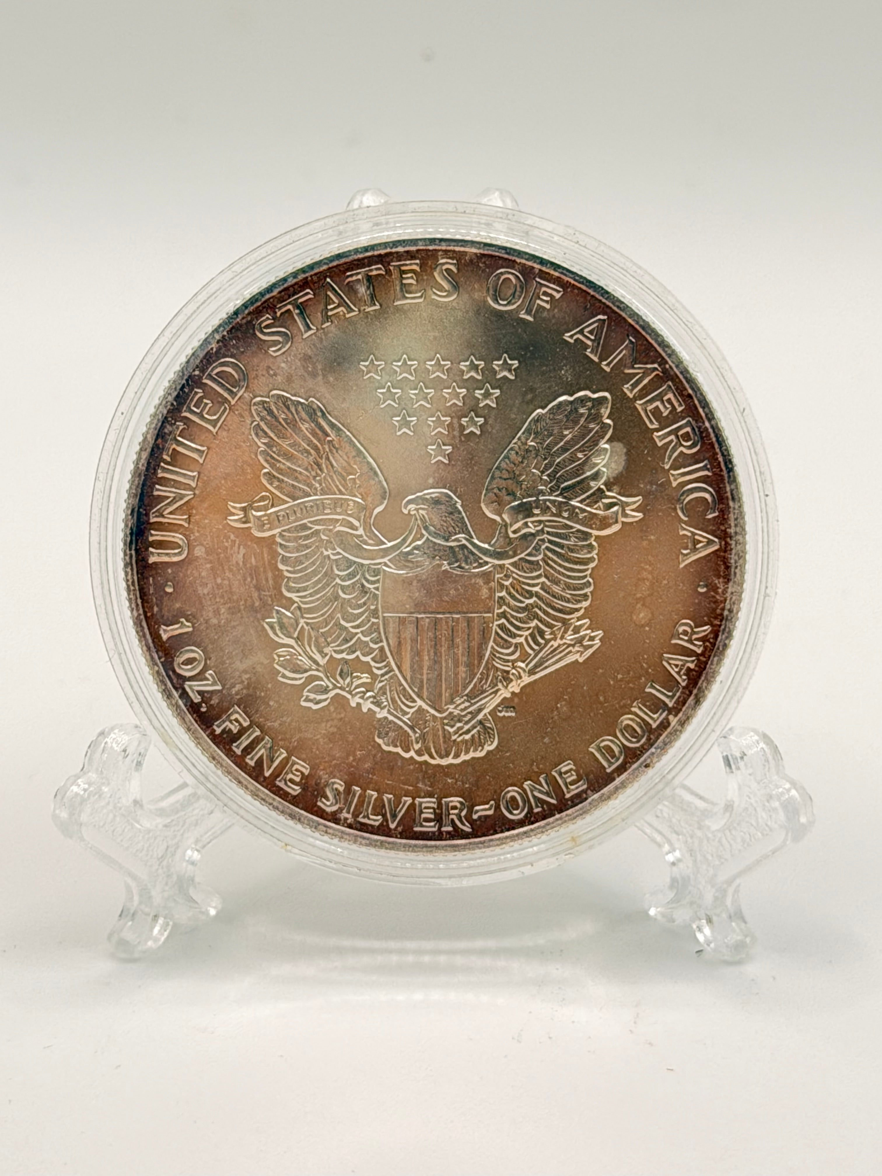 1990 US Silver Eagle Liberty 1 Oz Silver $1 Coin