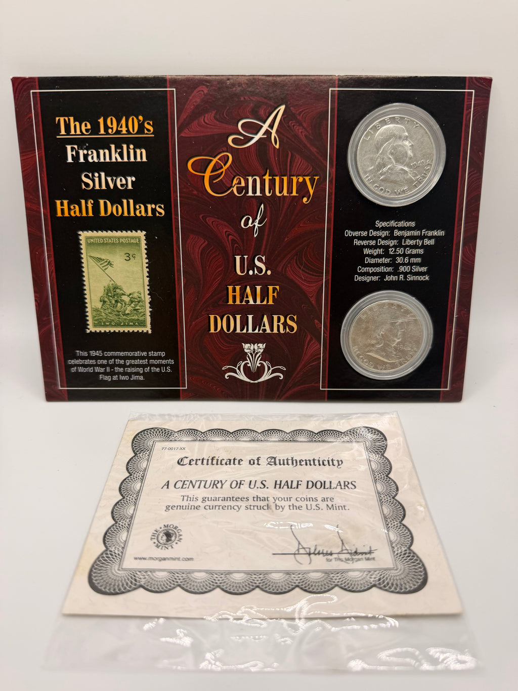 1940 US Franklin Silver Half Dollar – 90% Silver Coin