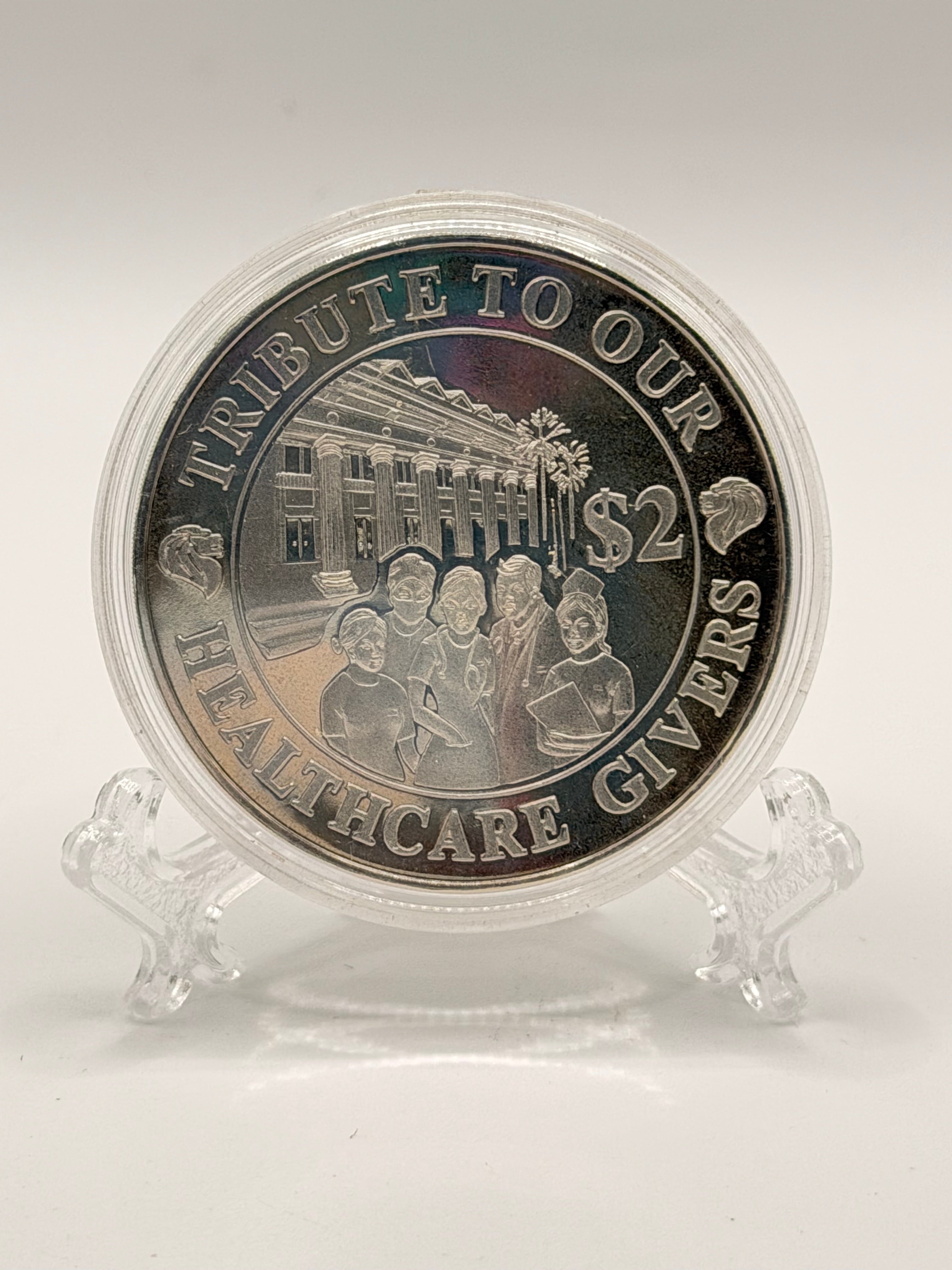 2003 Singapore Tribute to Our Healthcare Givers $2 Coin