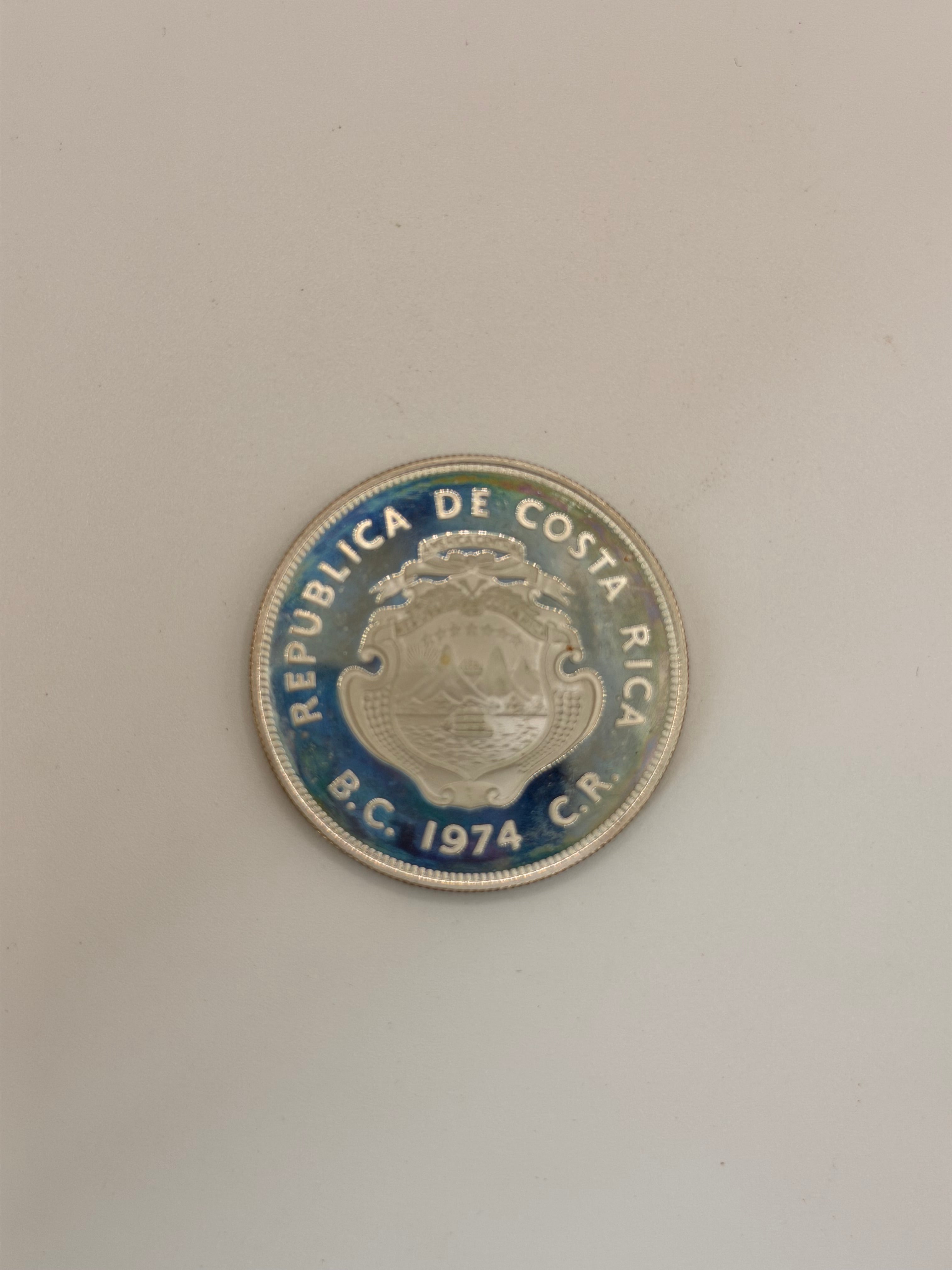 1974 - Costa Rica 50 Colones Coin