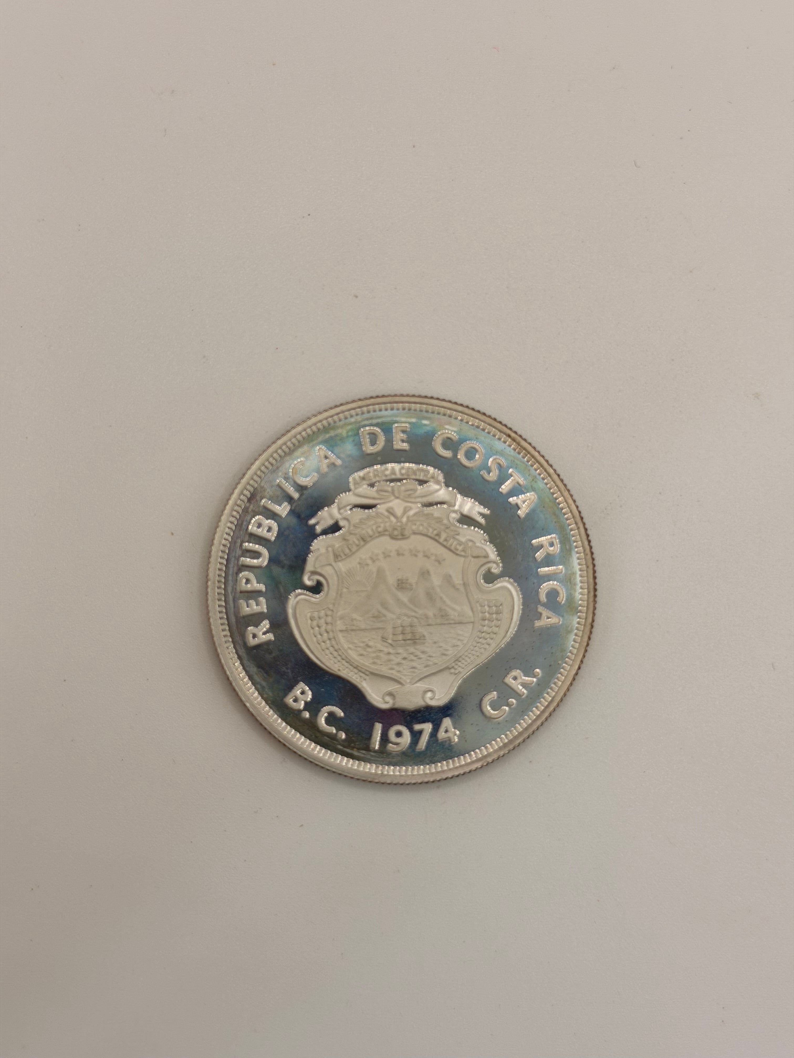 1974 - Costa Rica 100 Colones Coin