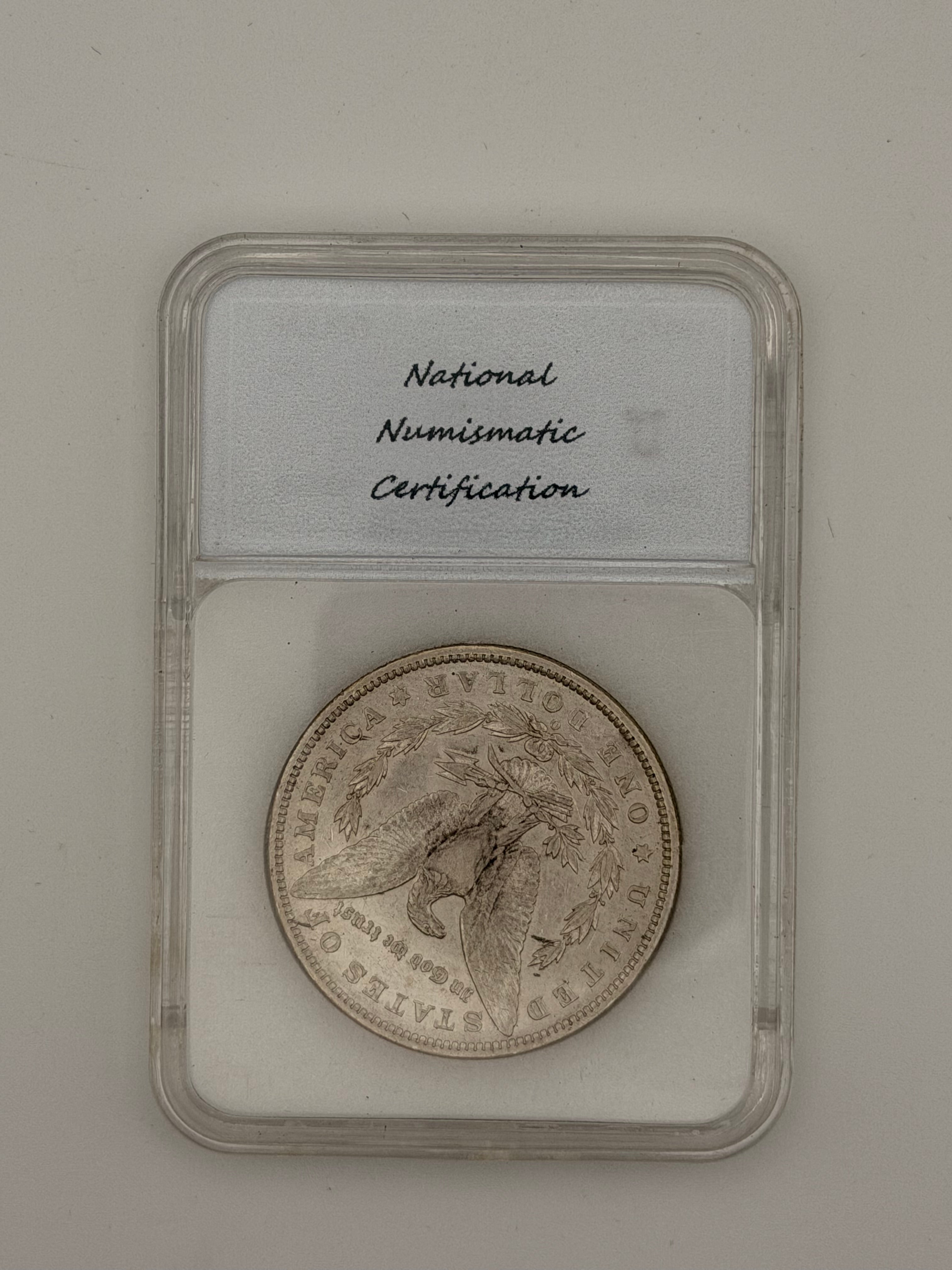 1897-O Morgan Silver Dollar AU50 — NNC Certified