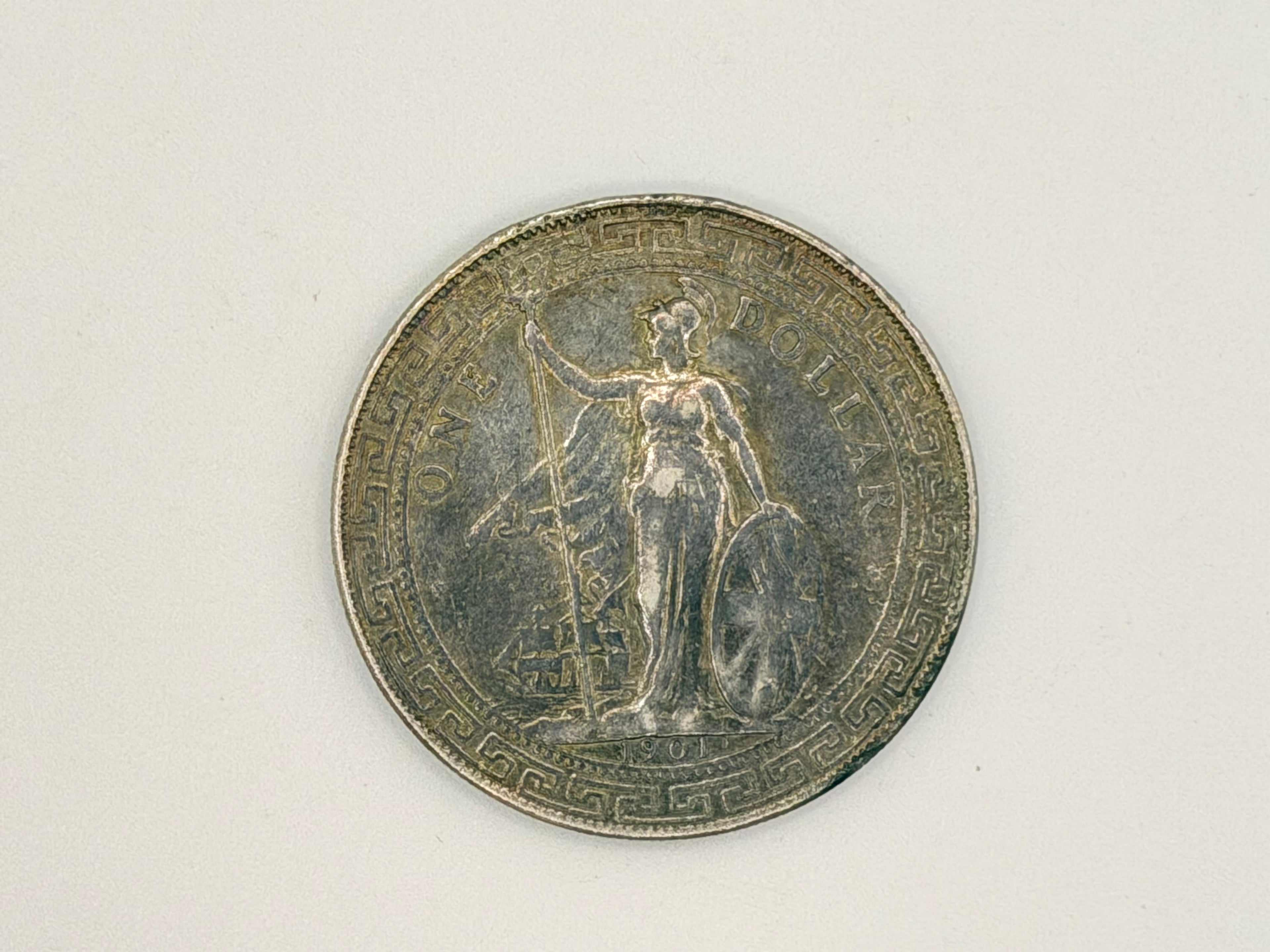 1898 - 1930 年 - 英国贸易银元 1 美元硬币