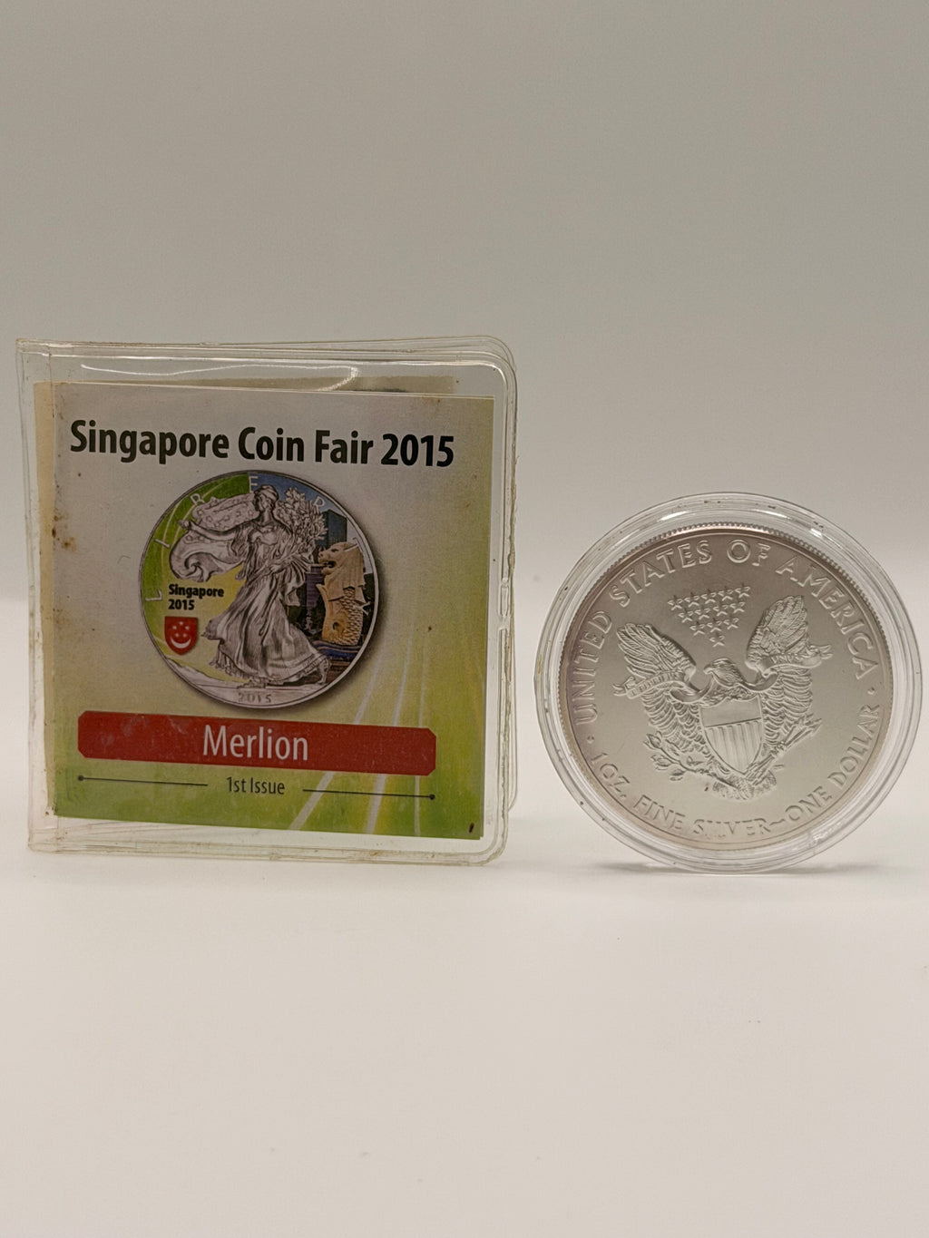 2015 Singapore Coin Fair 1oz Silver Coin (Merlion)