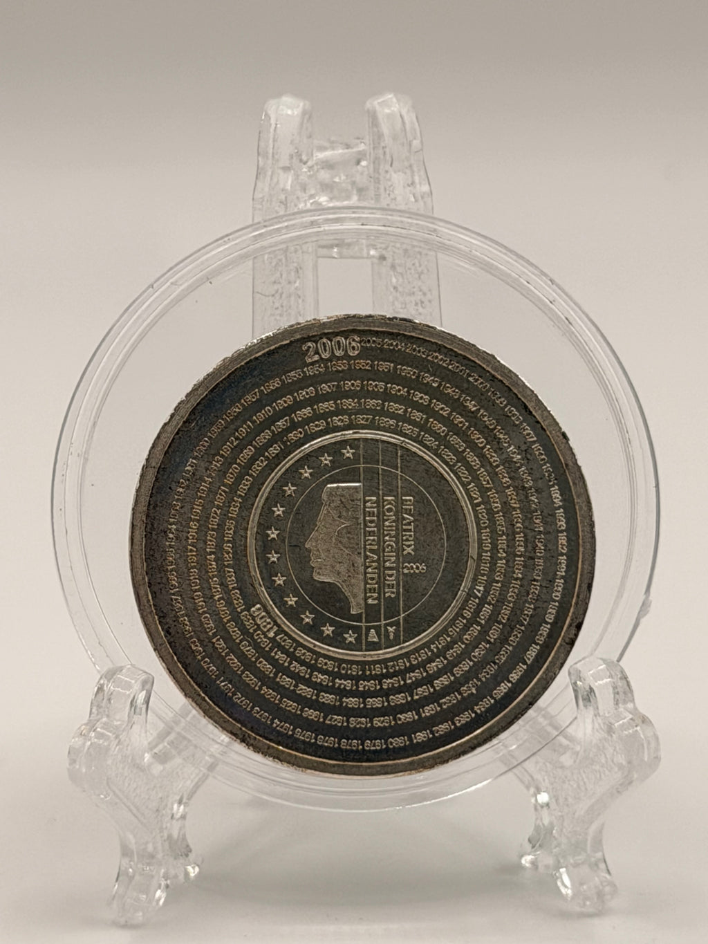 2006 Netherlands 5 Euro Commemorative Coin - 300th Anniversary of Belastingdienst