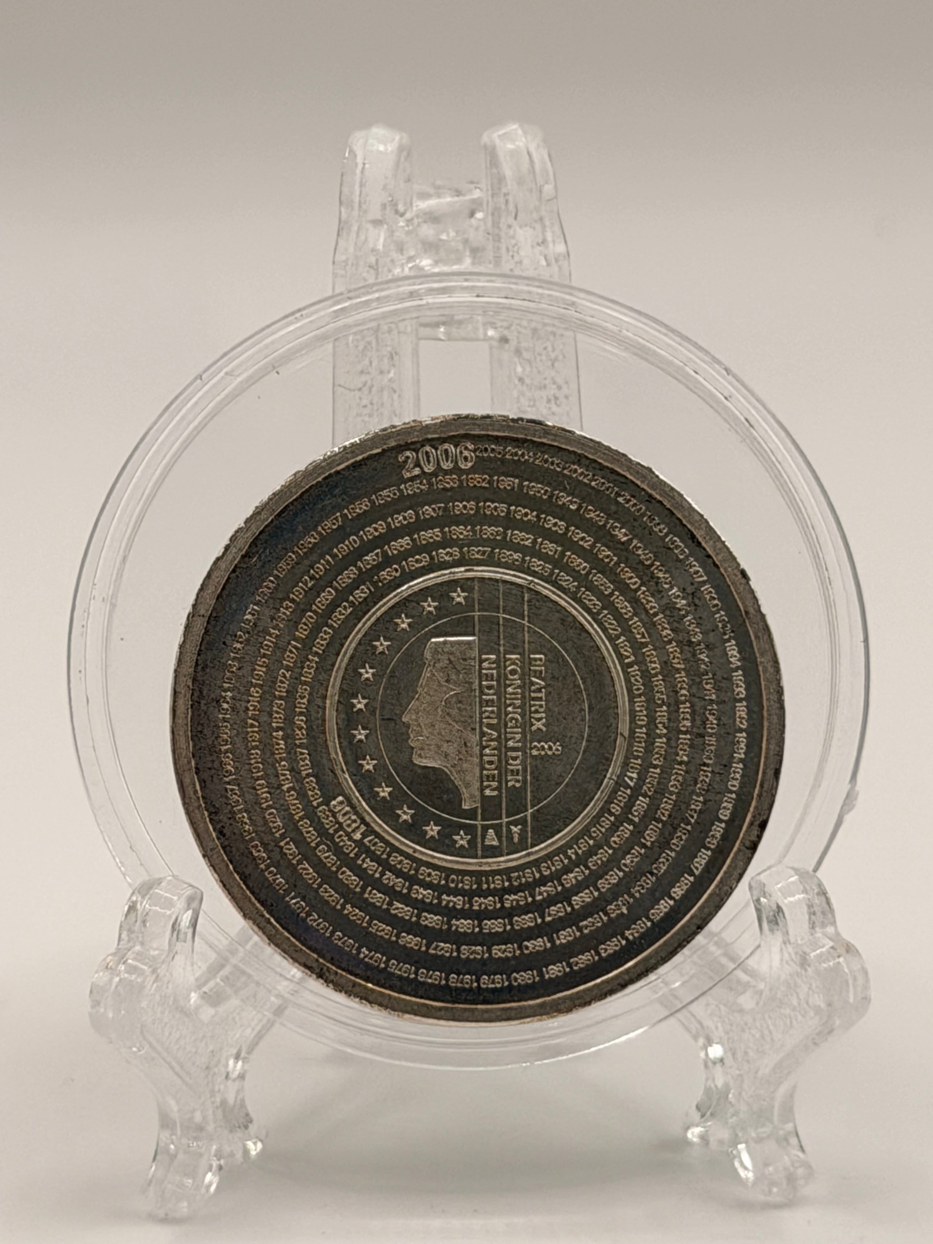2006 Netherlands 5 Euro Commemorative Coin - 300th Anniversary of Belastingdienst