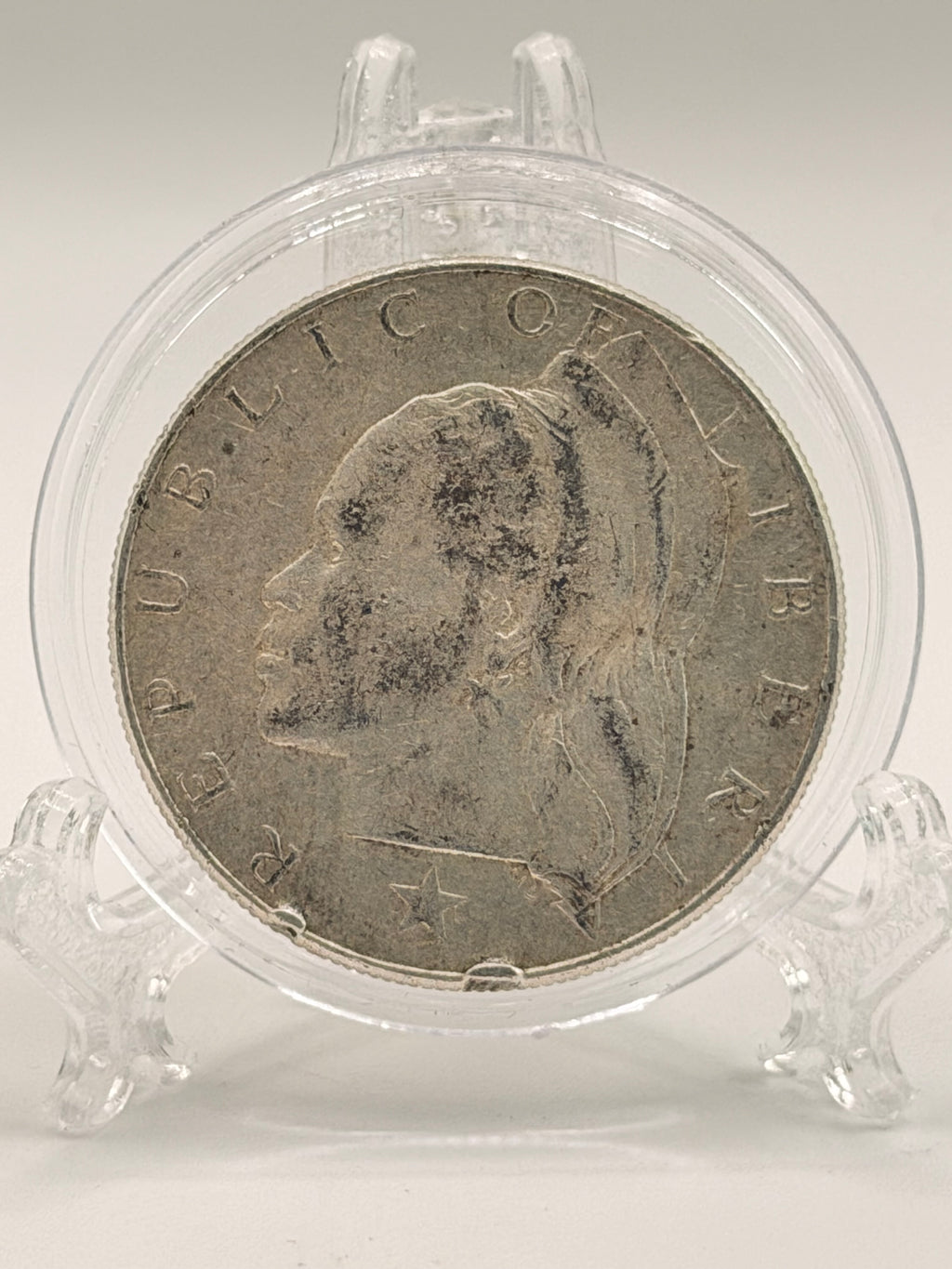 1961 Liberia $1 Silver Coin