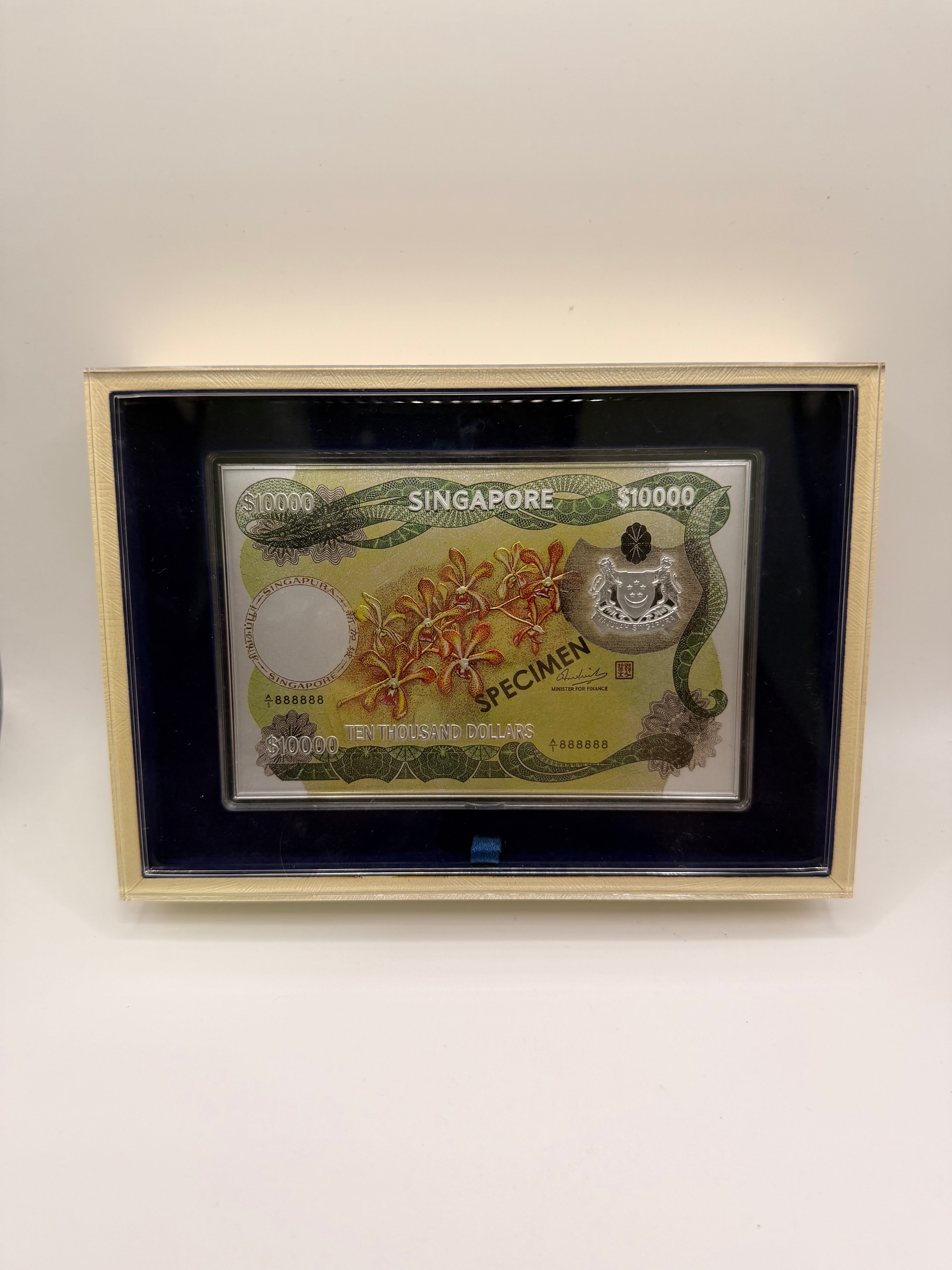 Singapore Currency Souvenir Orchid Series $10000 Banknote Replica – Jade  Dynasty Gallery