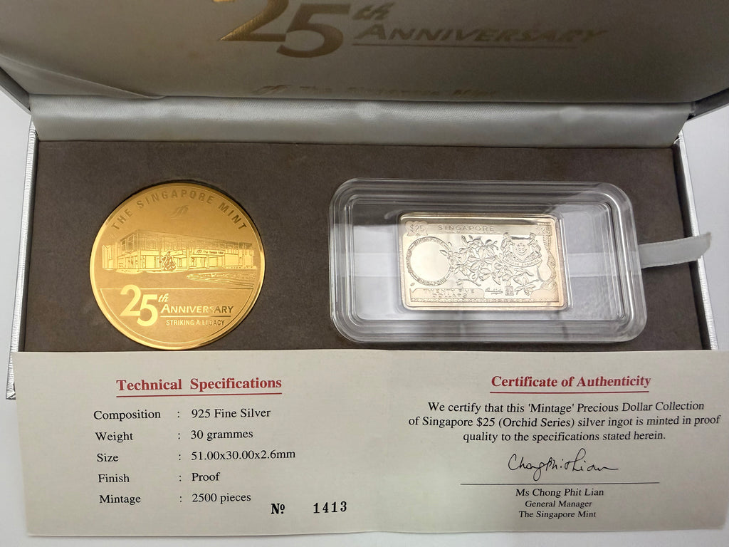 Singapore Mint 25th Anniversary Striking a Legacy Coin Set