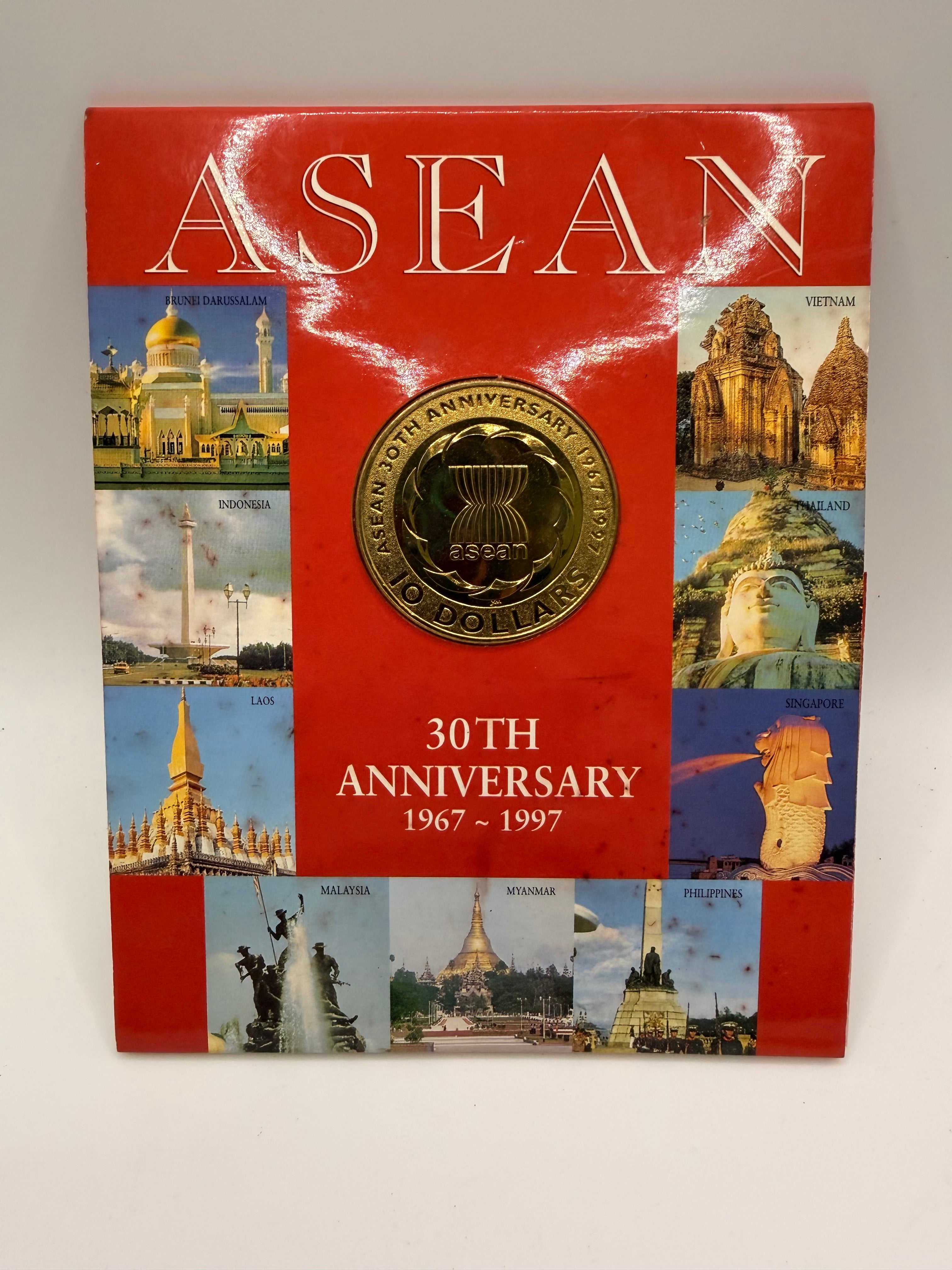 1967 - 1997 ASEAN 30th Anniversary $10 Coin